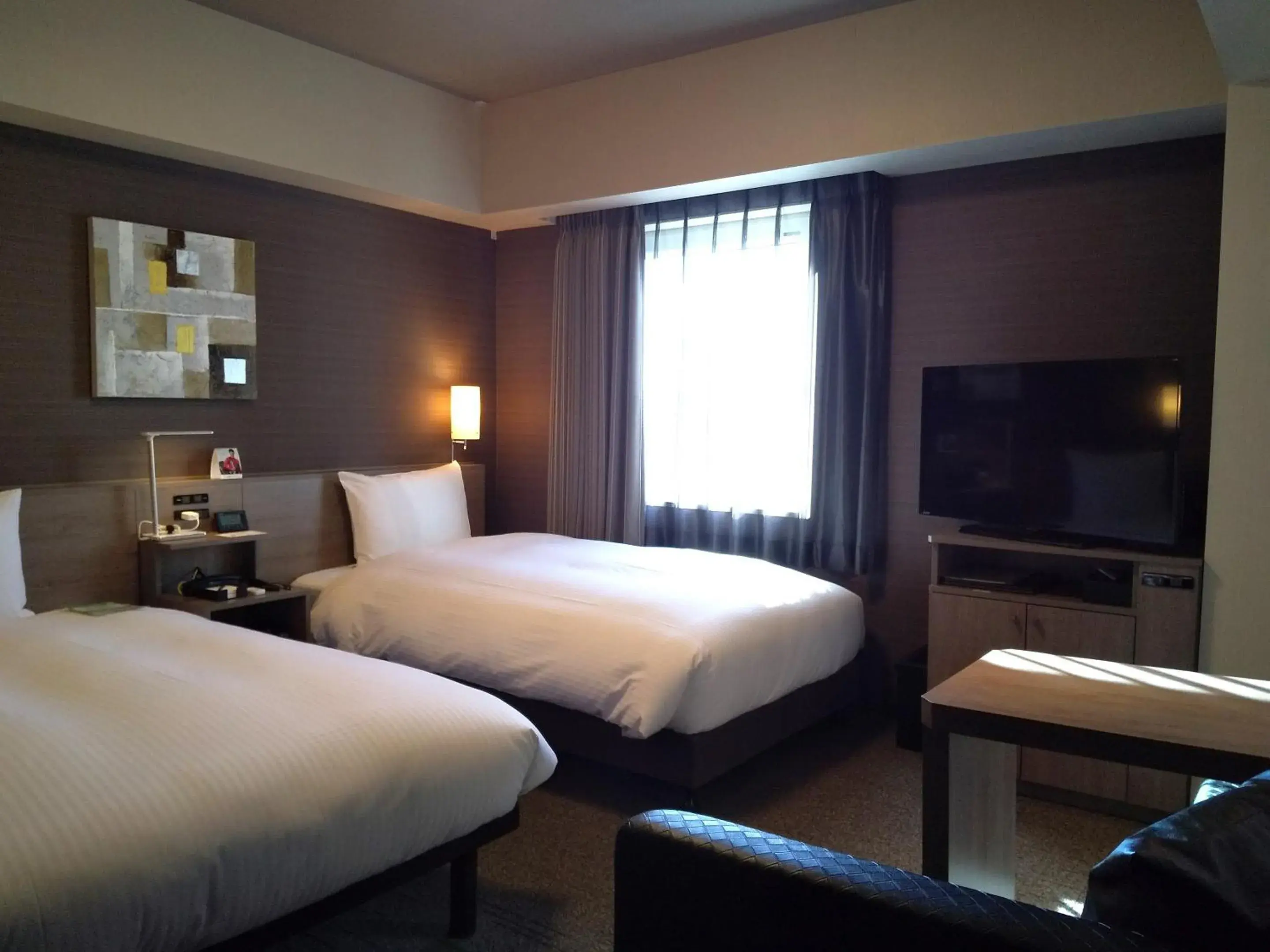 Superior Twin Room - single occupancy - Non-Smoking in Hotel Route-Inn Mihara Ekimae Superior Twin Room - single occupancy - Non-Smoking in Hotel Route-Inn Mihara Ekimae