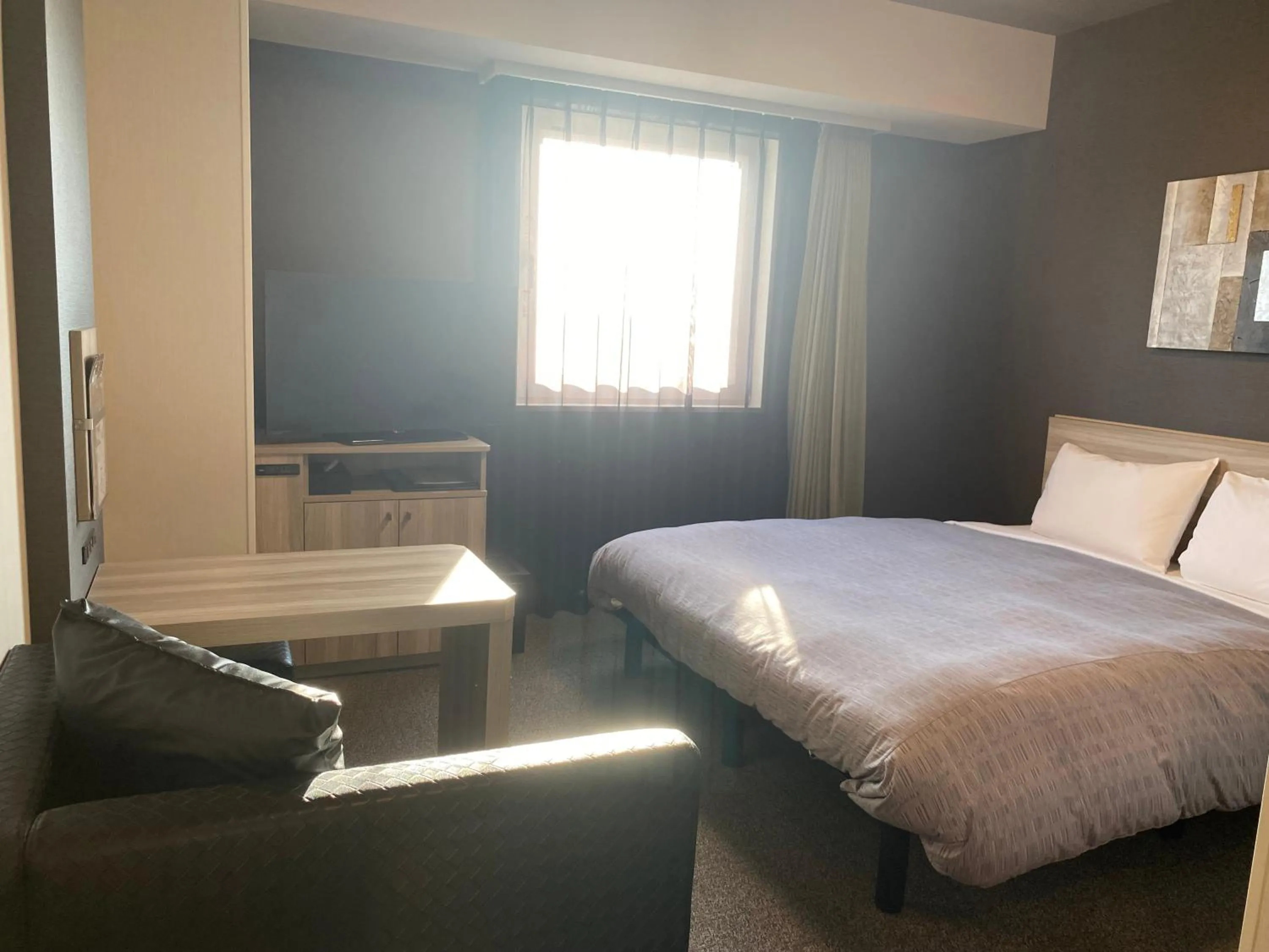 Photo of the whole room, Bed in Hotel Route-Inn Ichihara