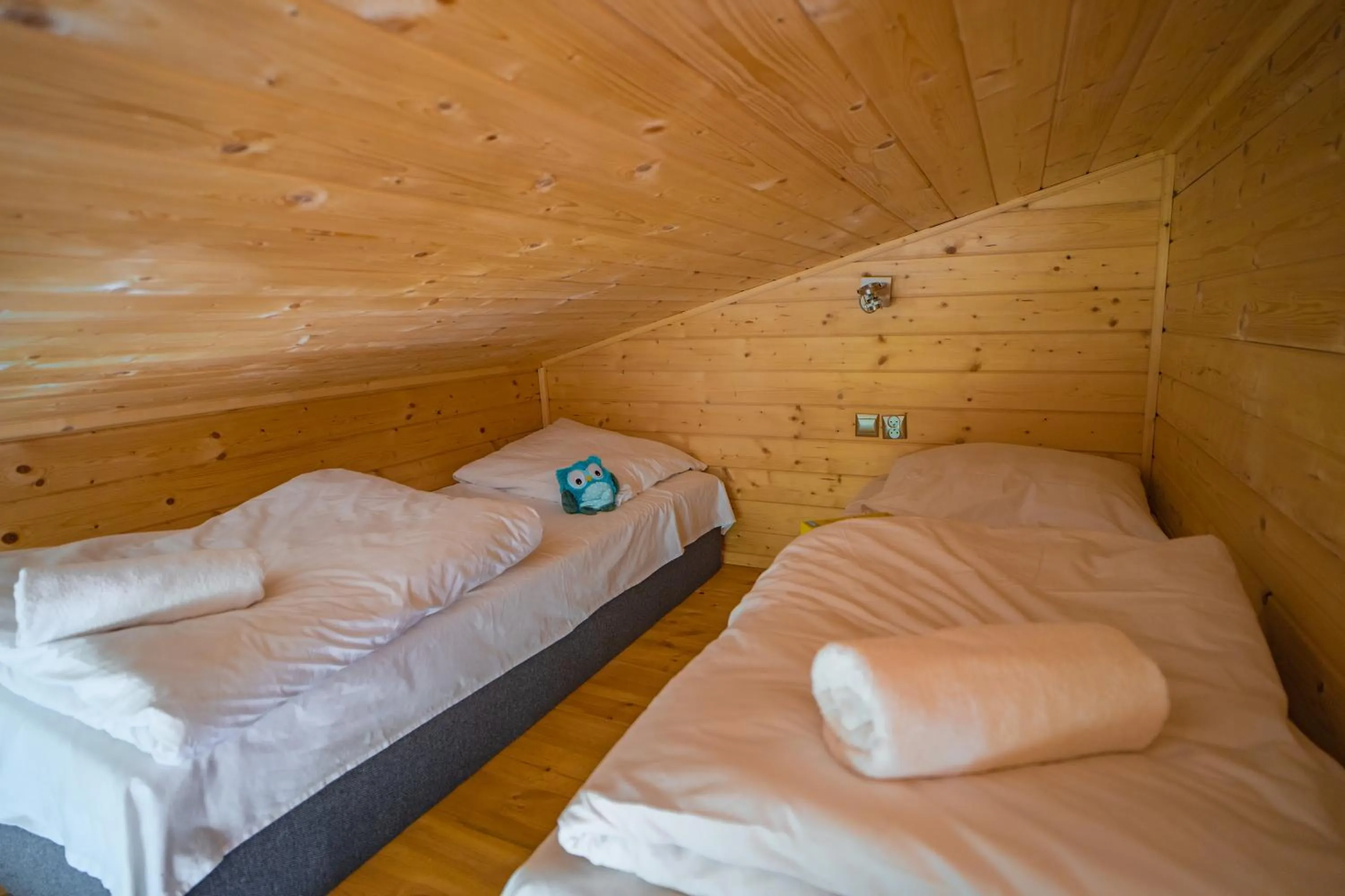 Bed in Apartamenty wśród drzew River Park SAUNA