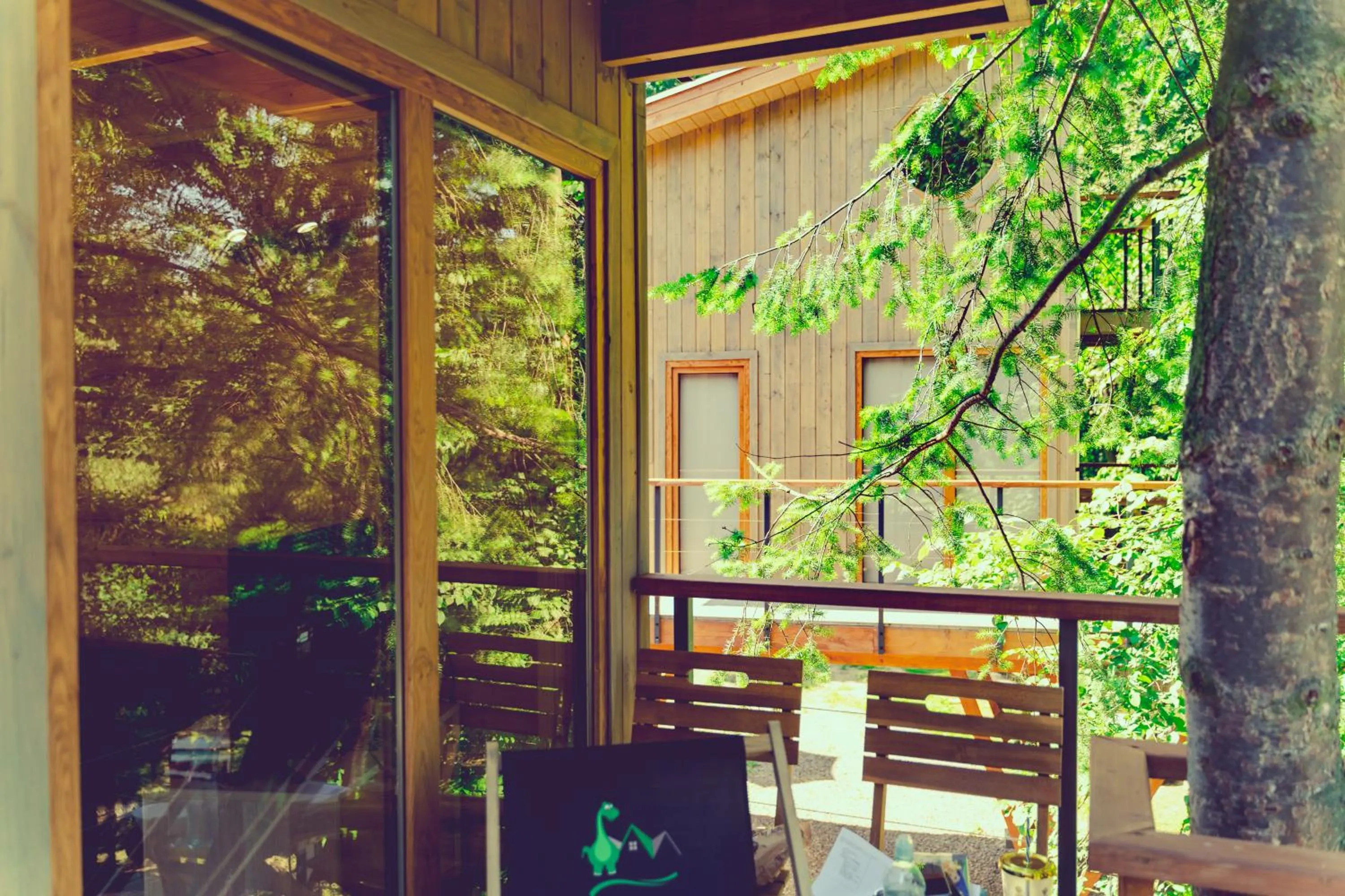 Balcony/Terrace in Apartamenty wśród drzew River Park SAUNA