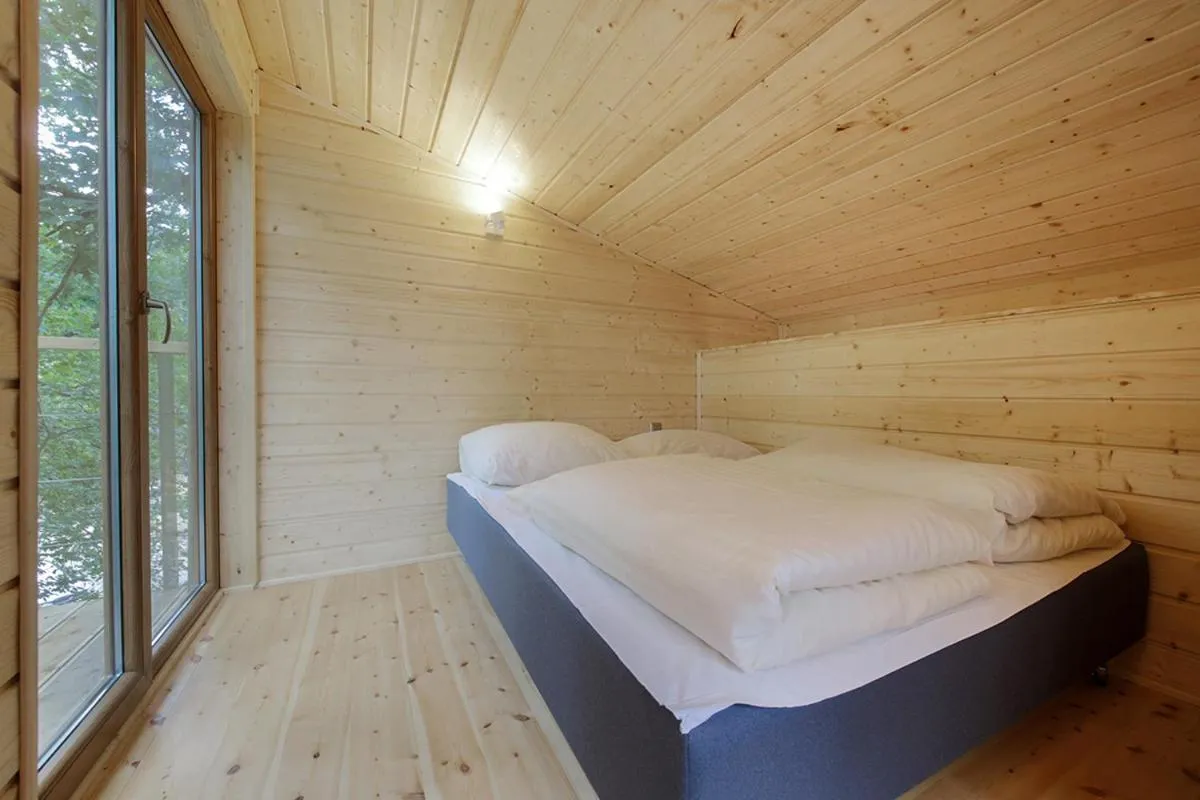 Bed in Apartamenty wśród drzew River Park SAUNA