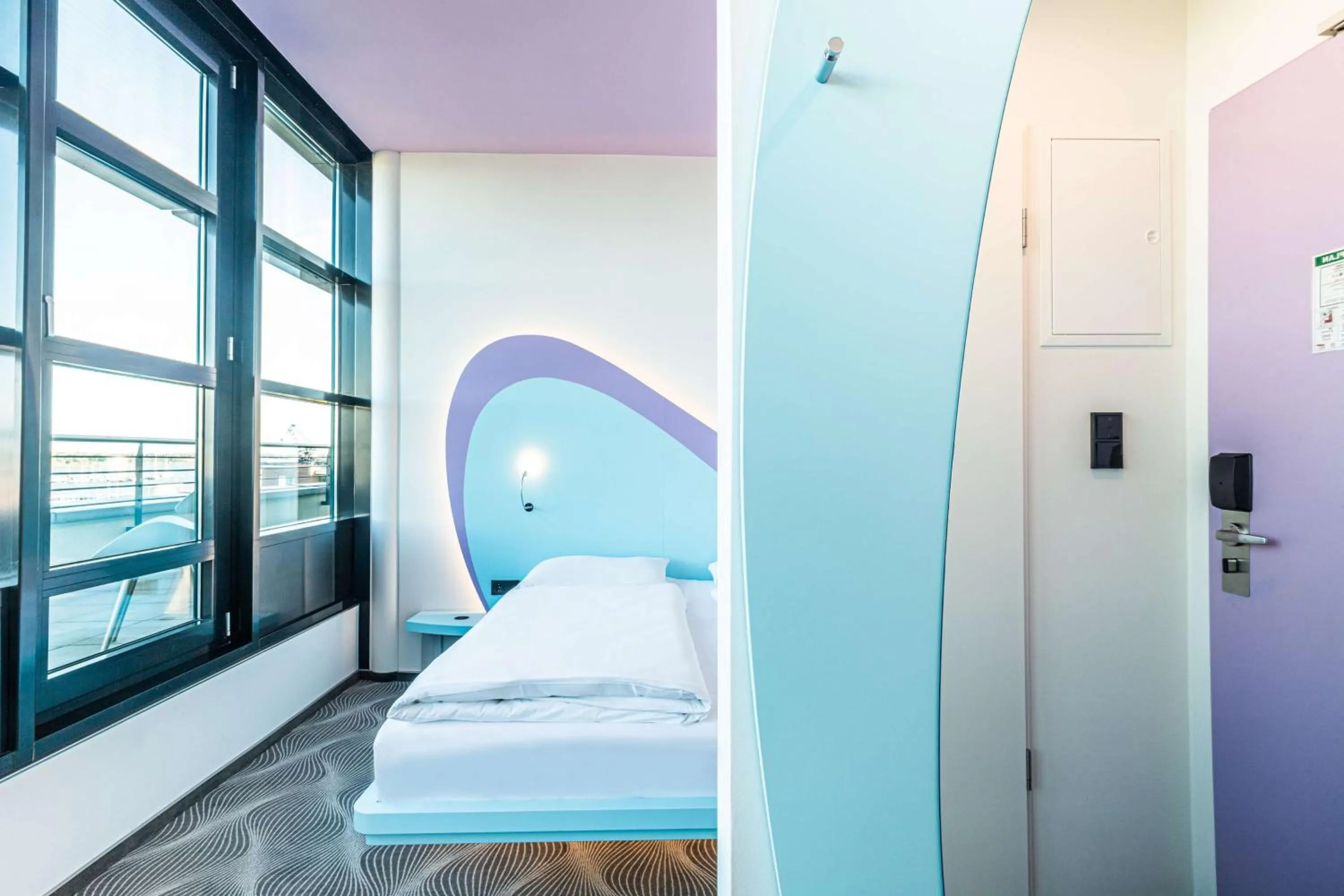 View (from property/room), Bed in Prize by Radisson, Rostock City