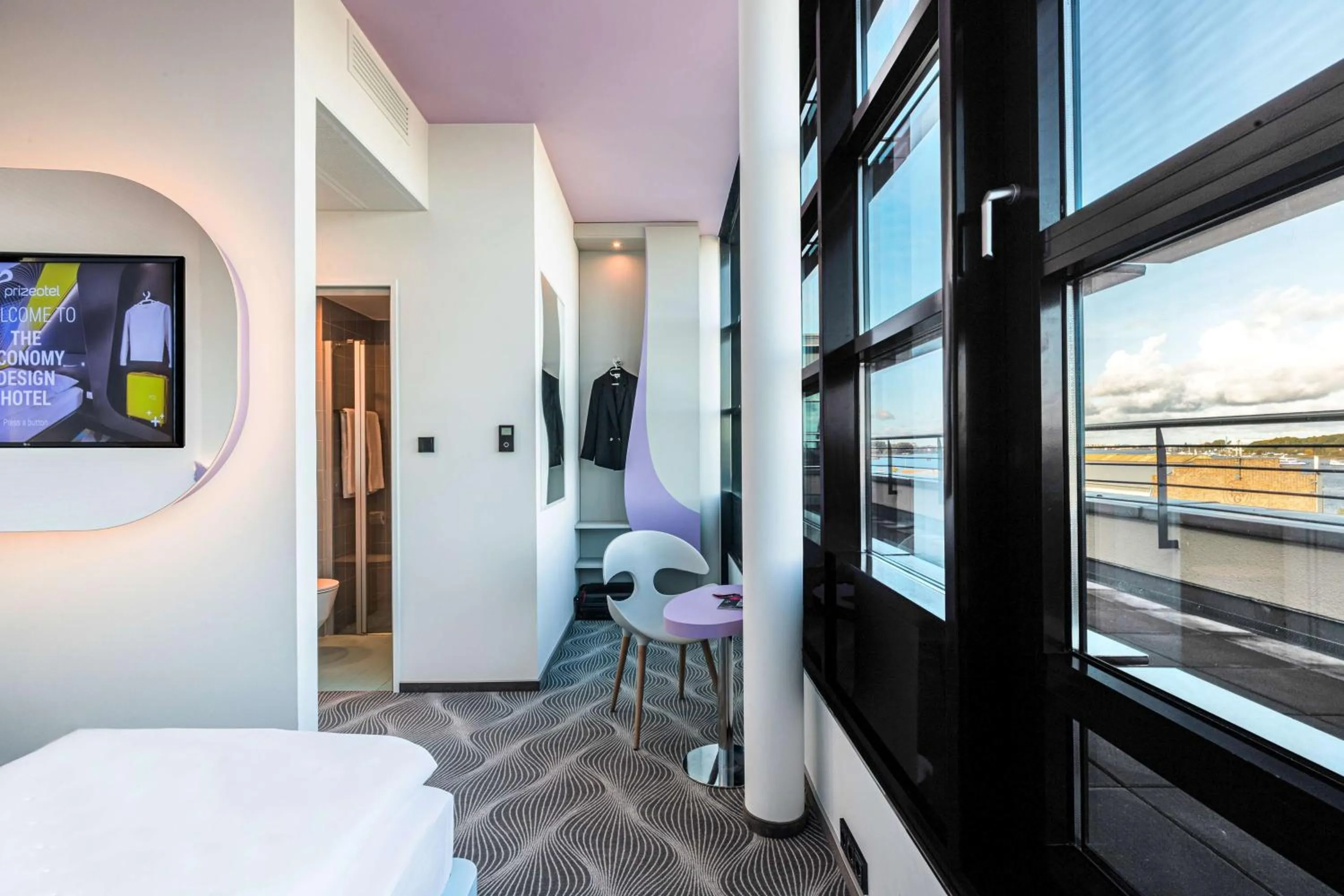 View (from property/room), Bed in Prize by Radisson, Rostock City