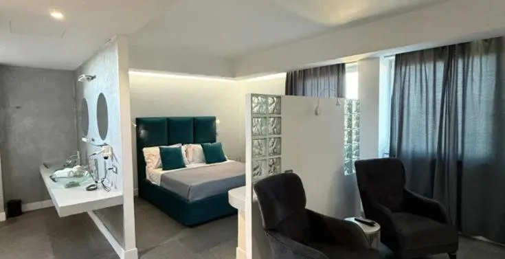 Bedroom, Bed in HOTEL QUADRIFOGLIO