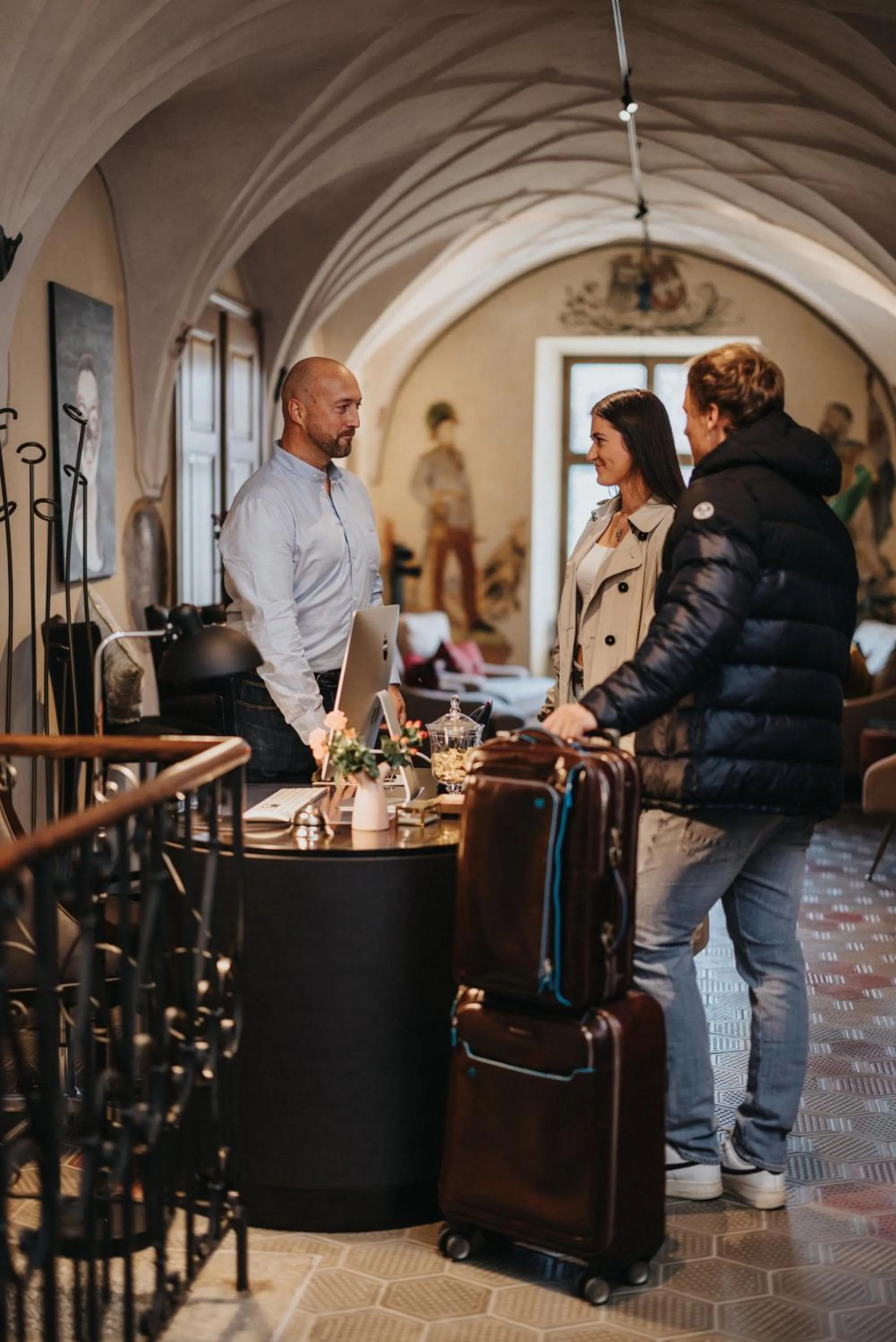 Property building in Castel Maurn Dolomites