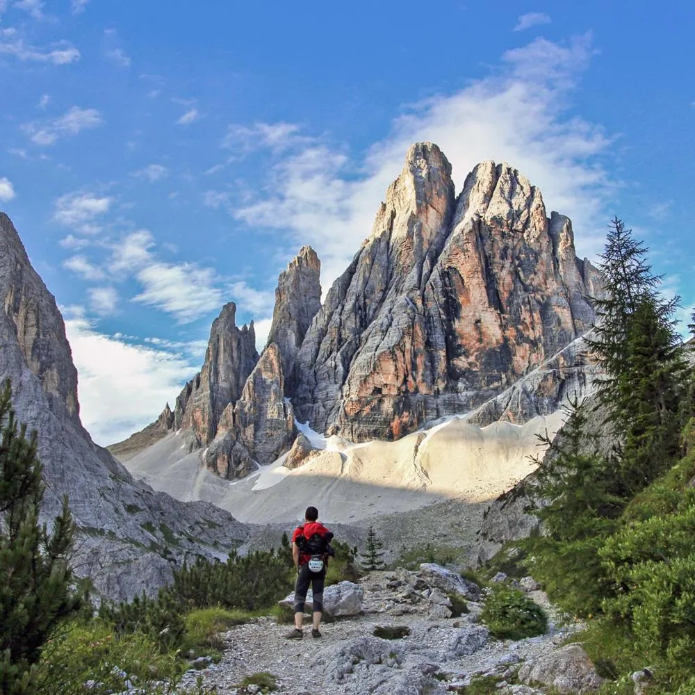 Hiking in Castel Maurn Dolomites