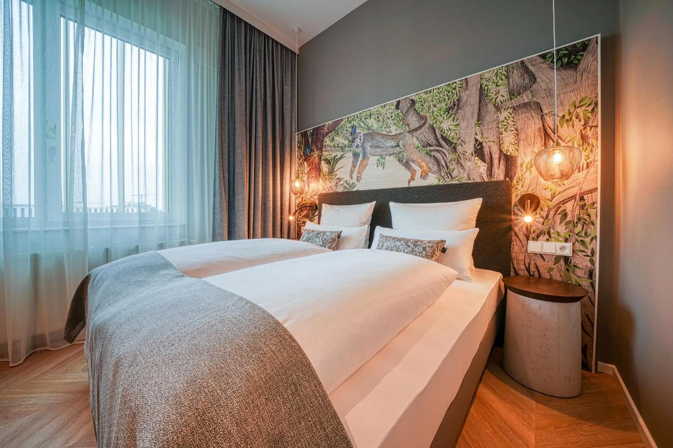 Photo of the whole room, Bed in NinetyNine Augsburg