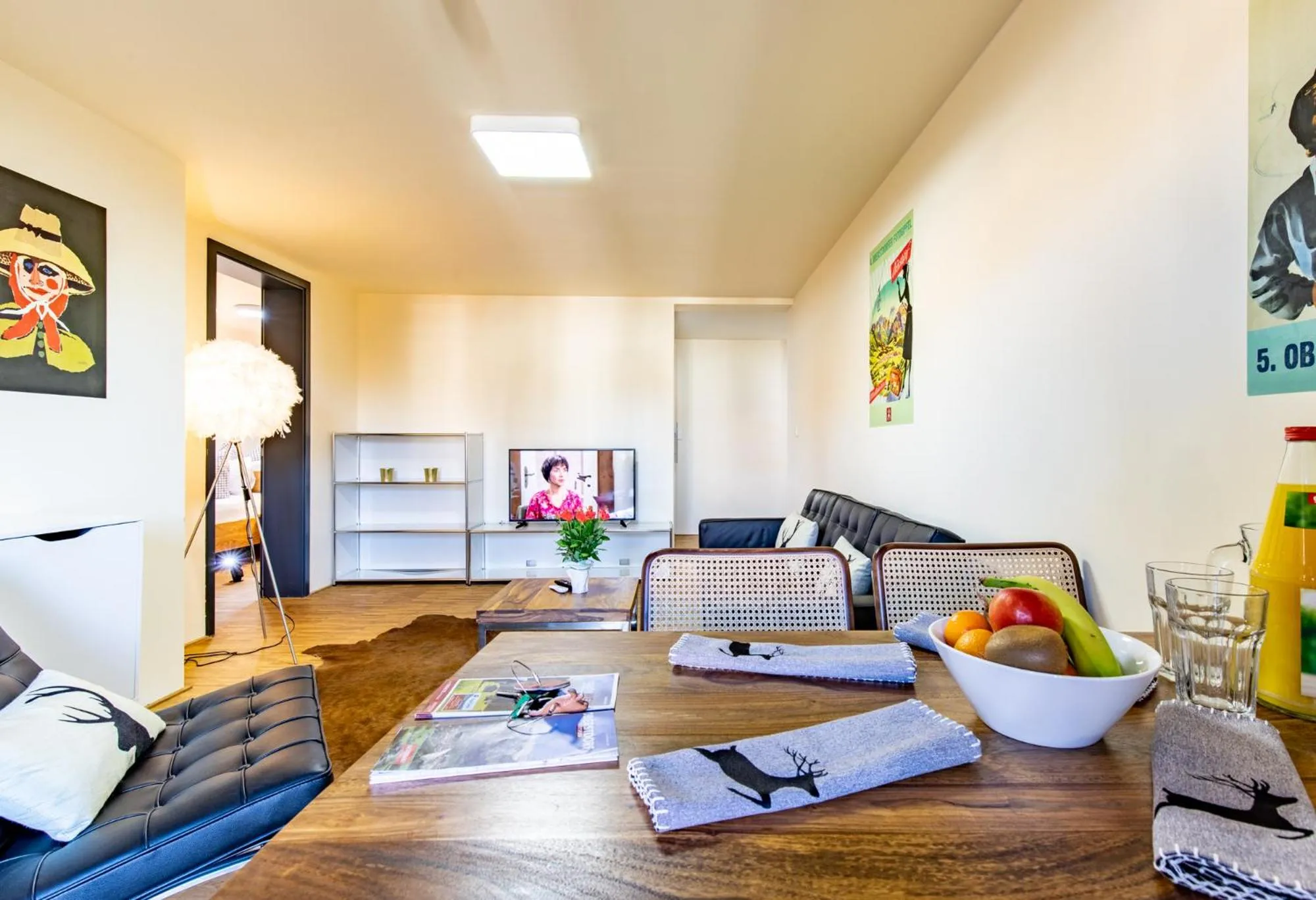 Living room in Apartmenthotel Oberstdorf