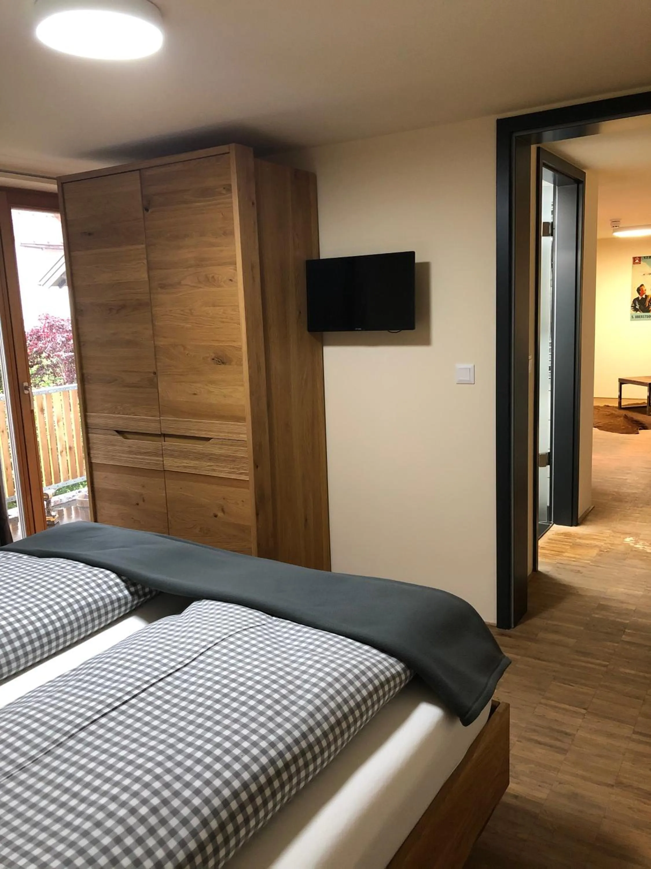 Living room, Bed in Apartmenthotel Oberstdorf