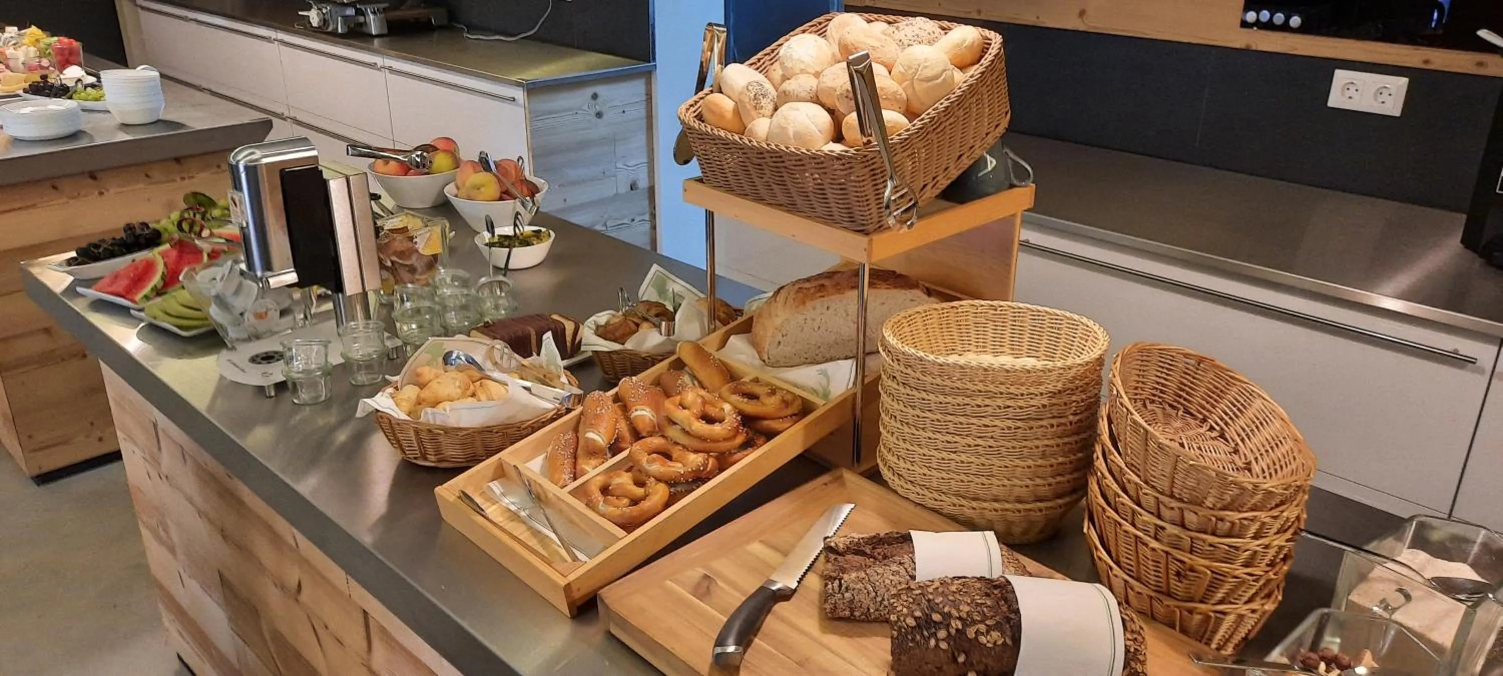 Buffet breakfast in Apartmenthotel Oberstdorf