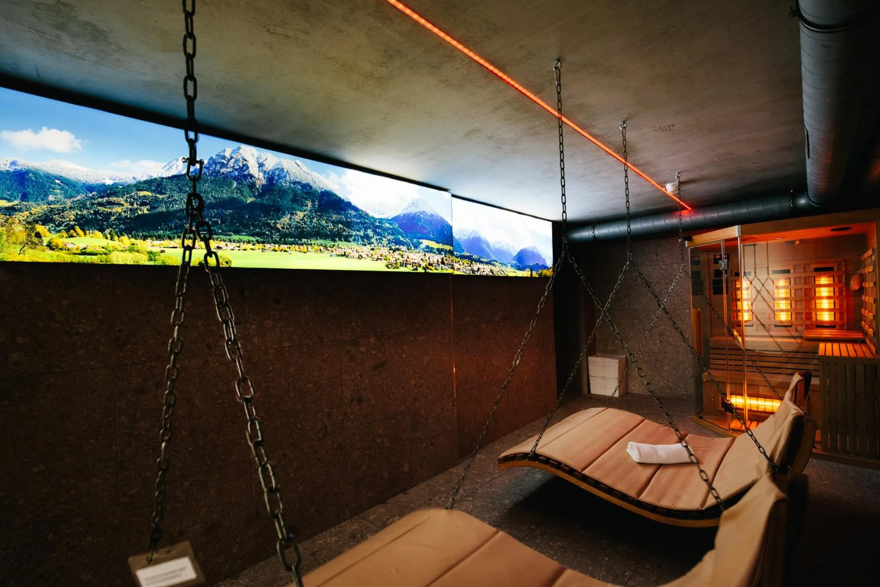 Sauna in Apartmenthotel Oberstdorf