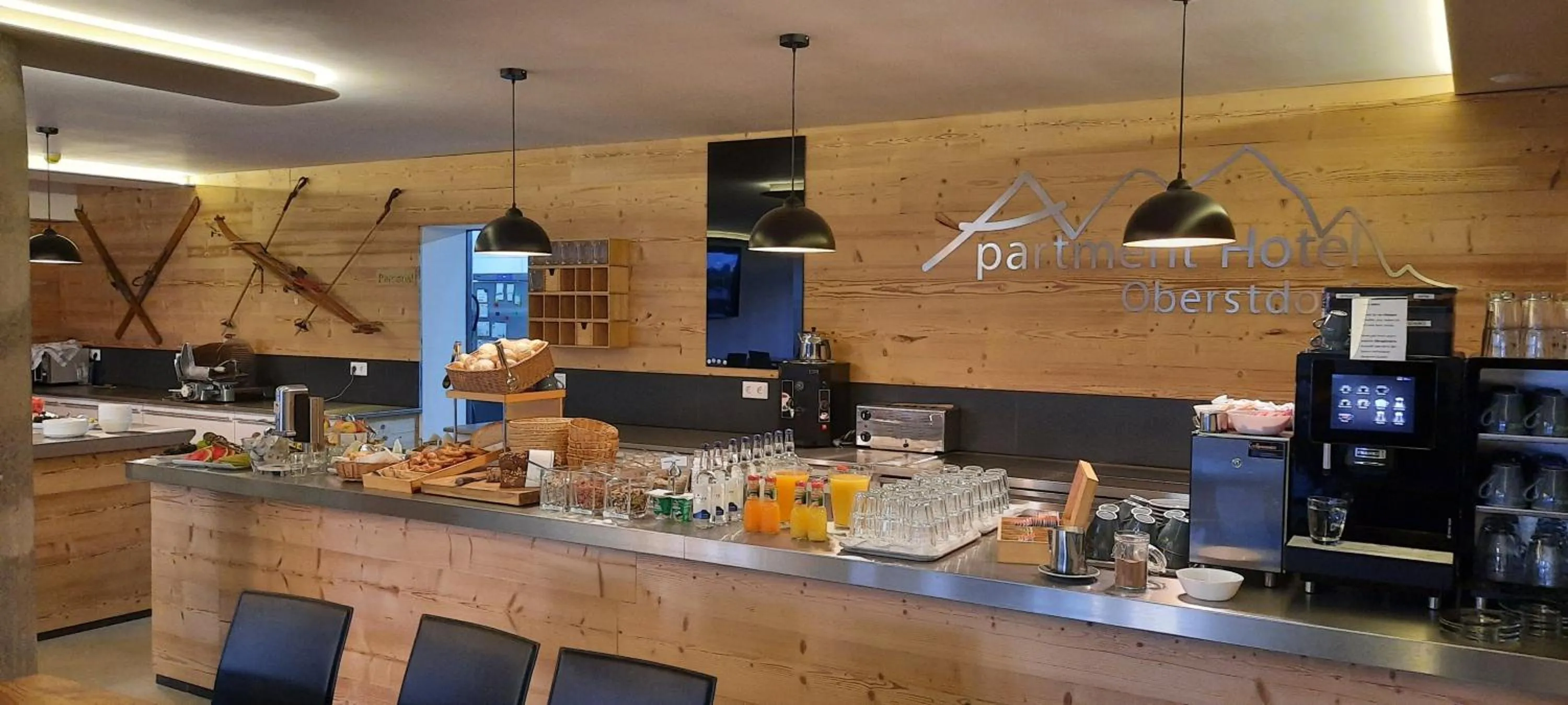 Buffet breakfast in Apartmenthotel Oberstdorf
