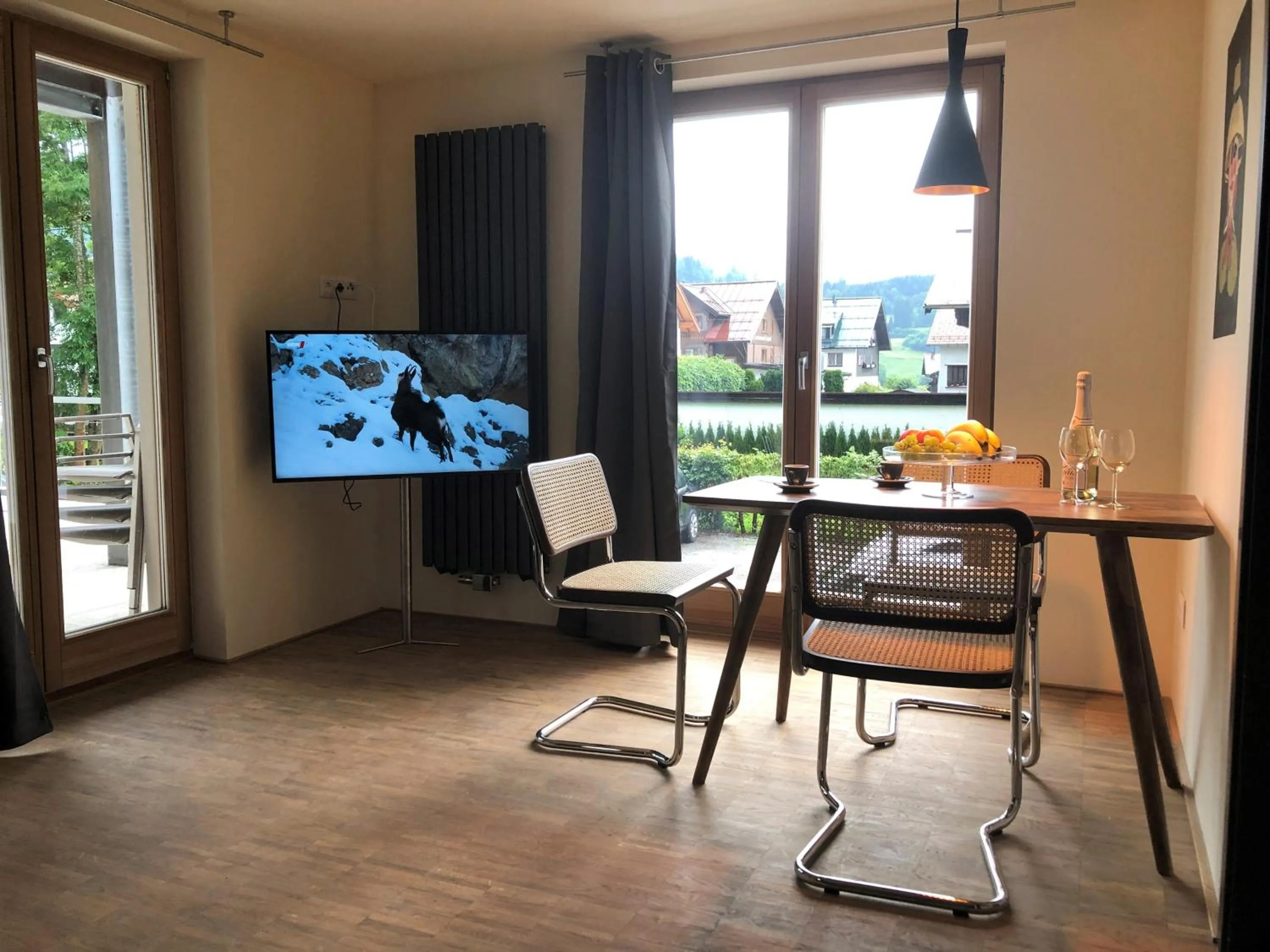 Living room in Apartmenthotel Oberstdorf