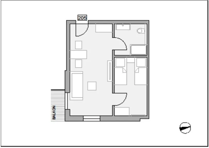 Photo of the whole room in Apartmenthotel Oberstdorf