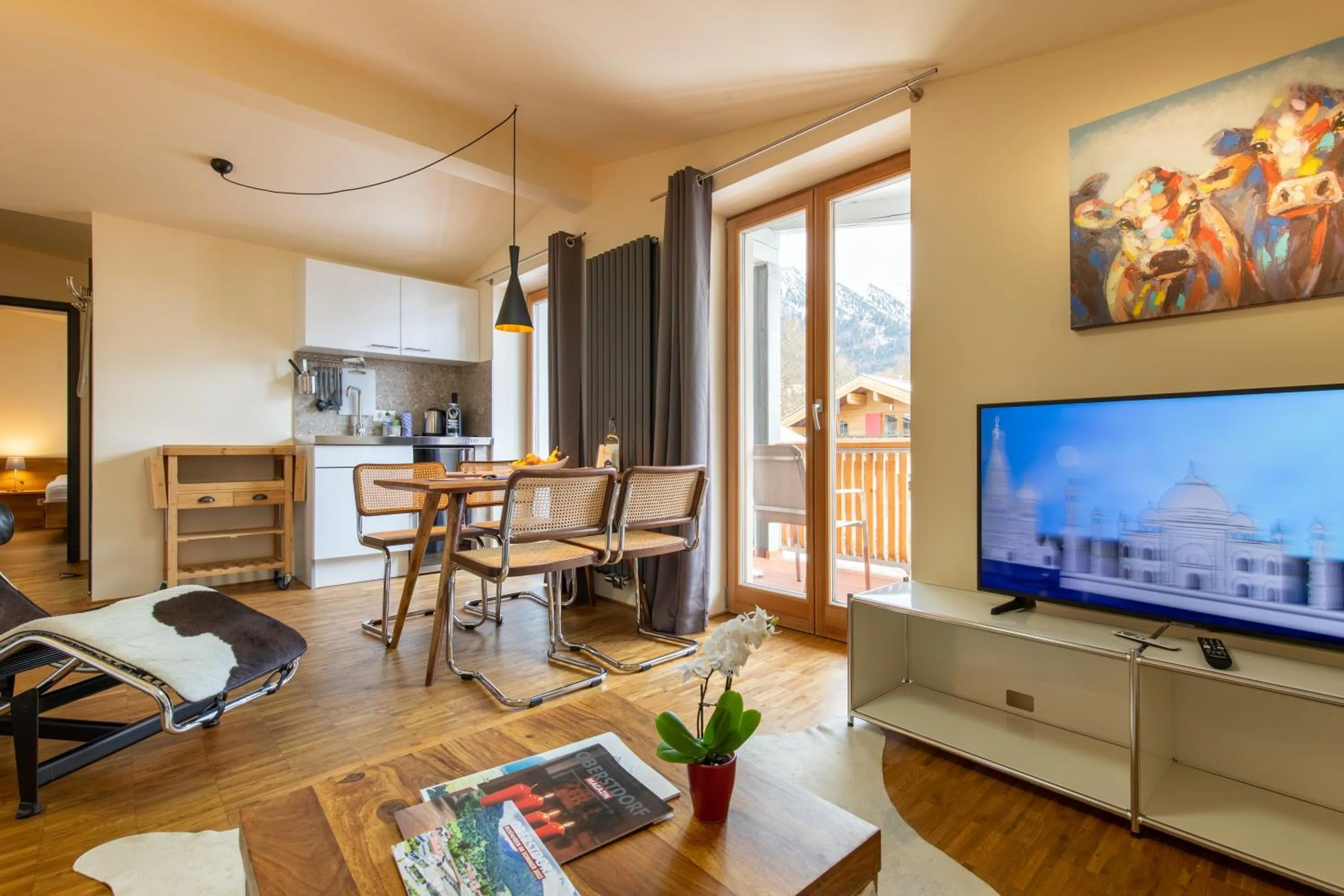 Kitchen or kitchenette in Apartmenthotel Oberstdorf