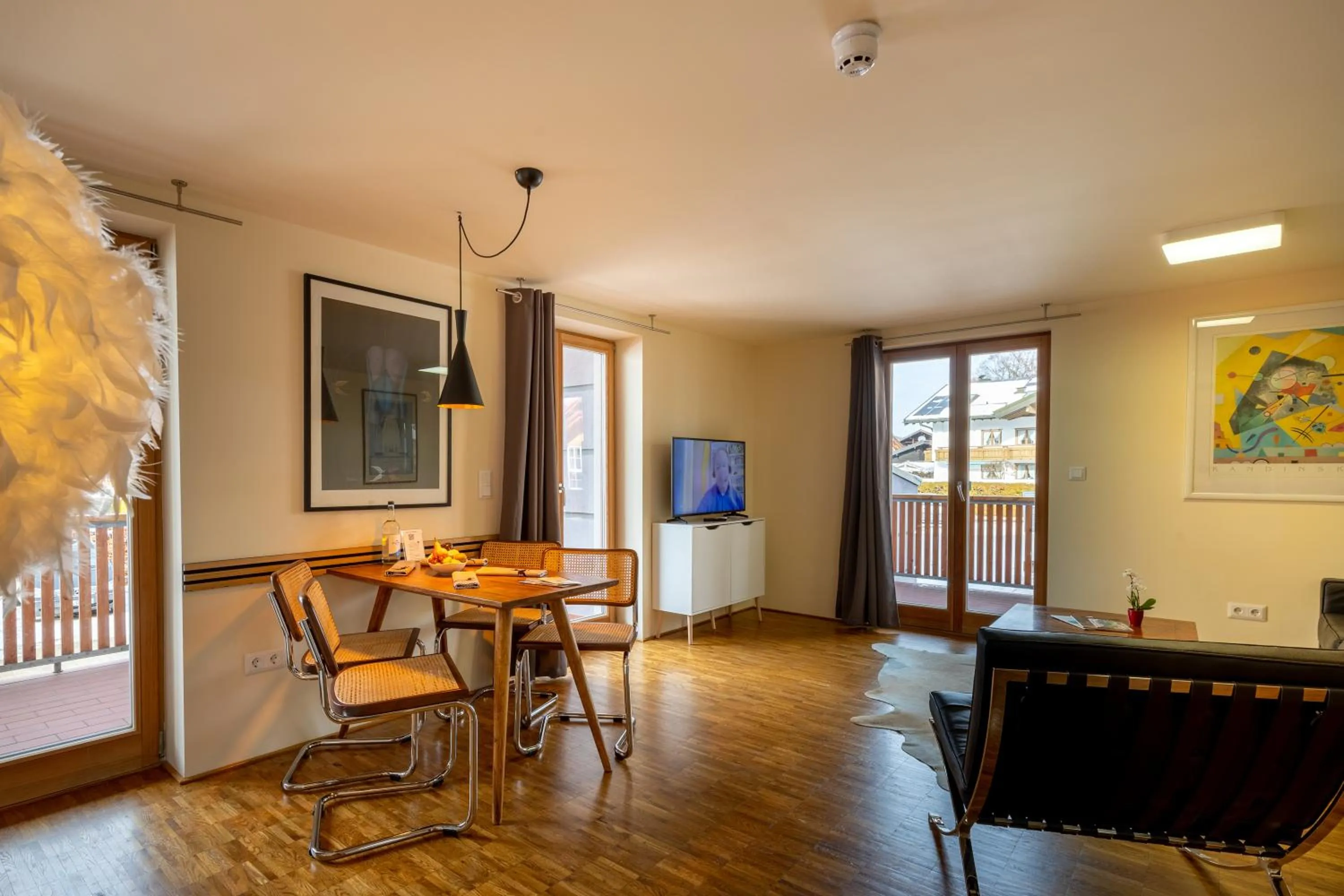 Living room in Apartmenthotel Oberstdorf