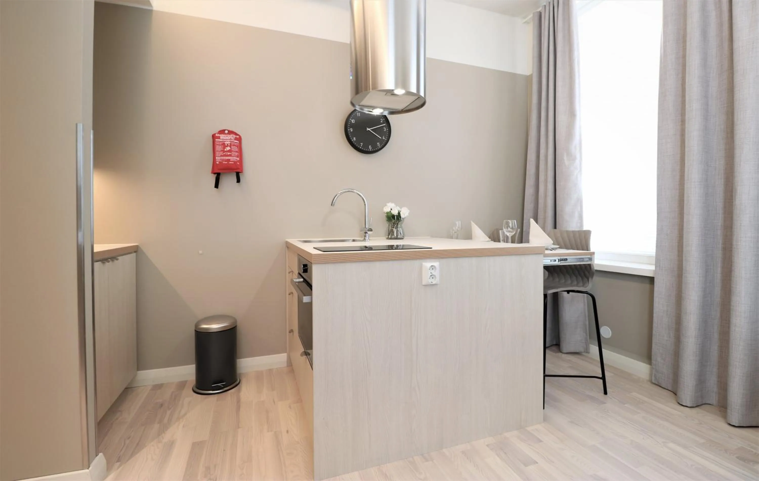 kitchen in Forenom Aparthotel Vaasa