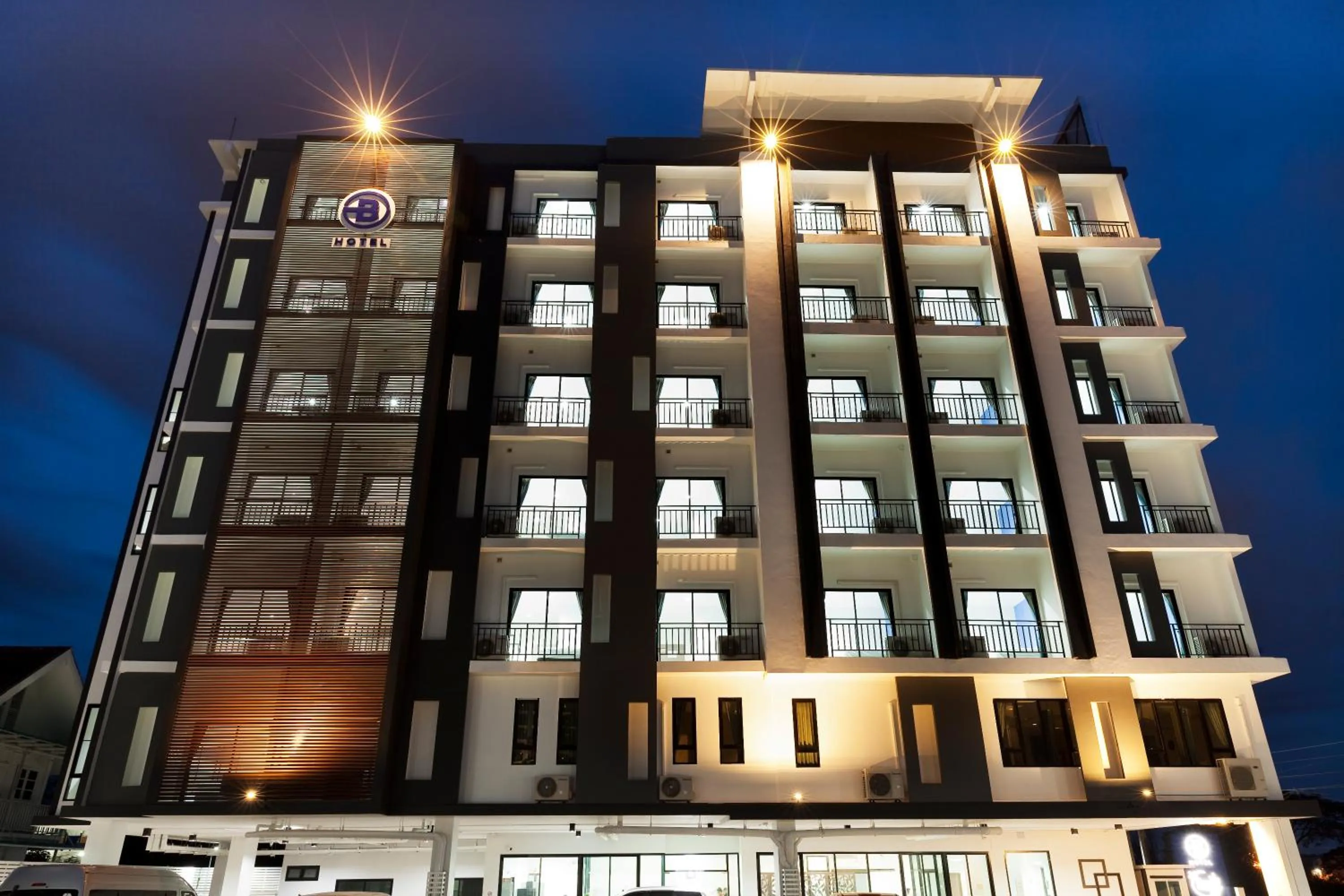 Property building in B Hotel