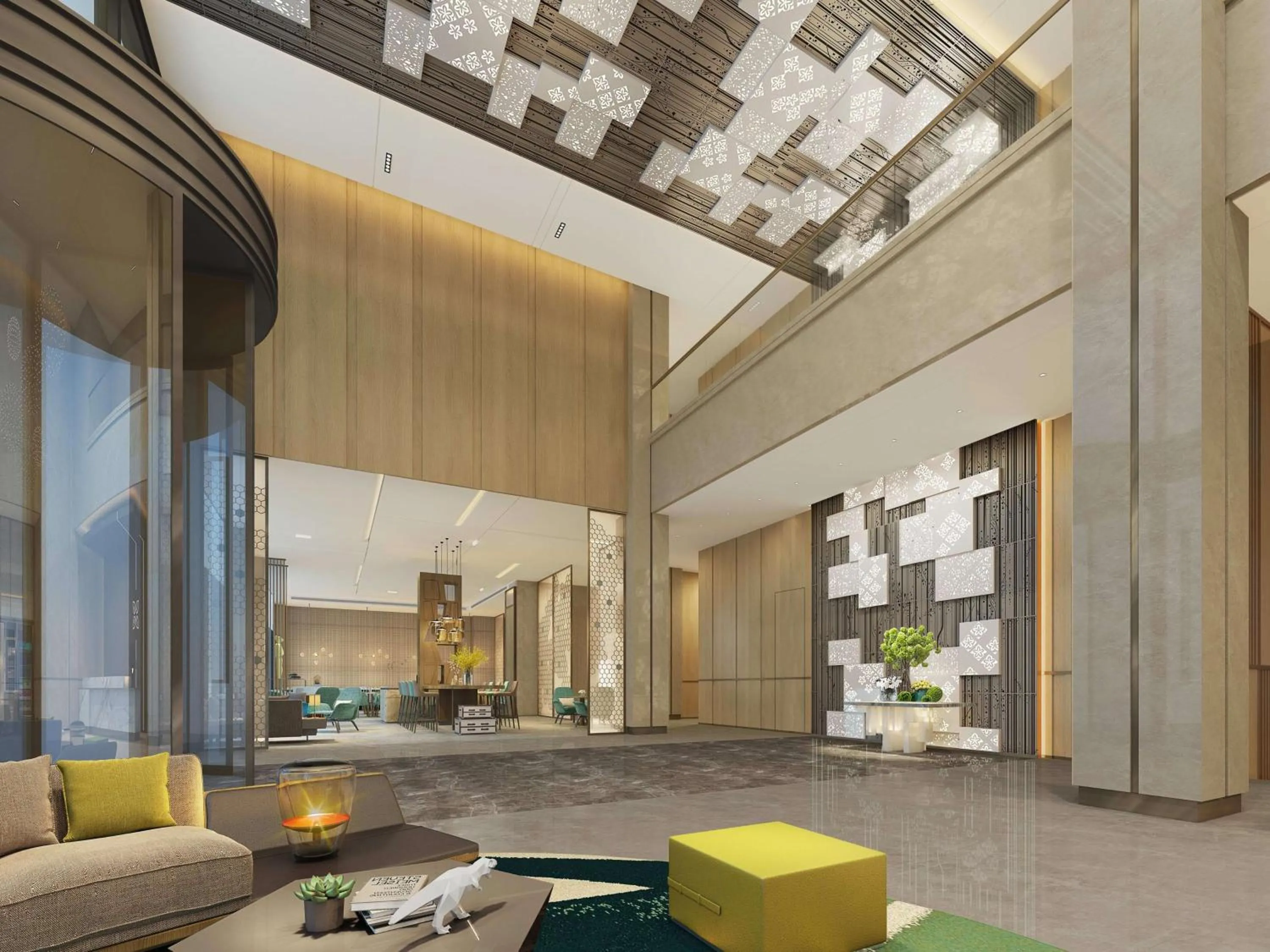 Lobby or reception in Hilton Garden Inn Changzhou Xinbei