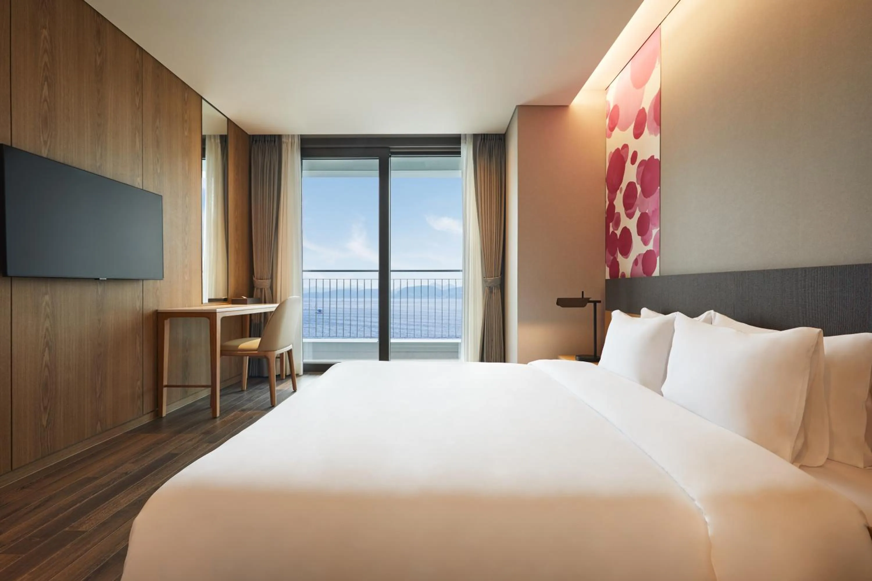 Bed in Yeosu Belle Mer