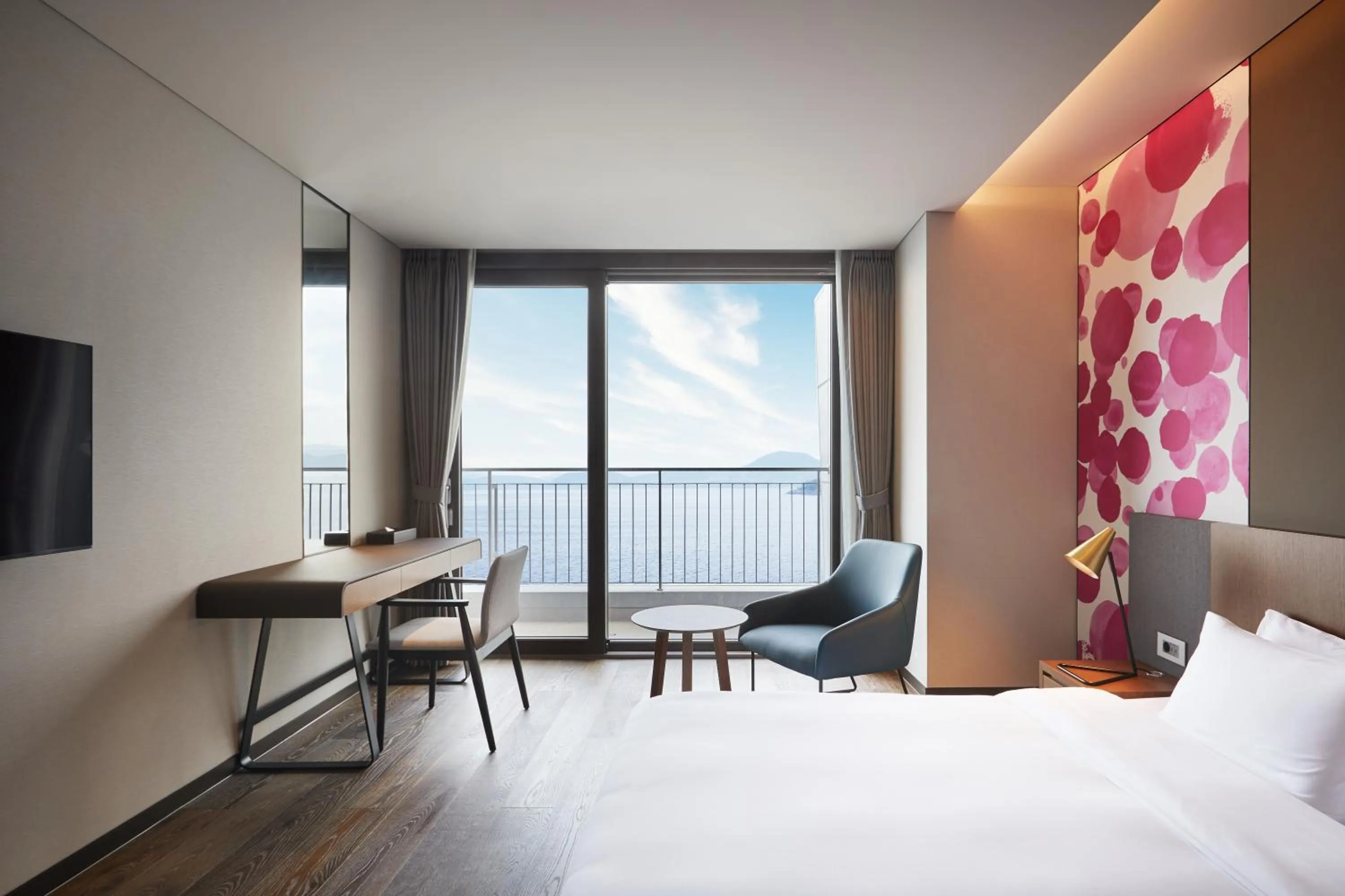 Bed in Yeosu Belle Mer