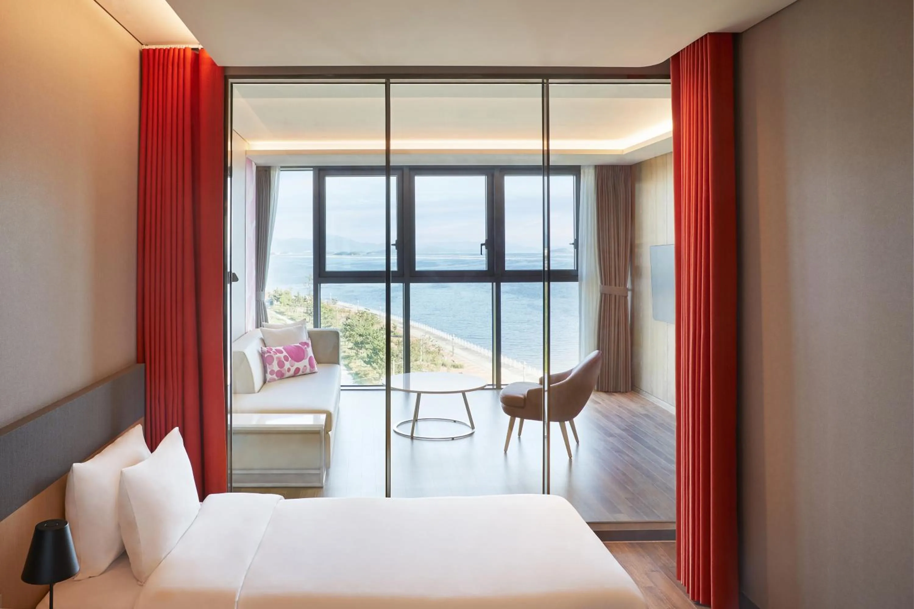 Bed in Yeosu Belle Mer