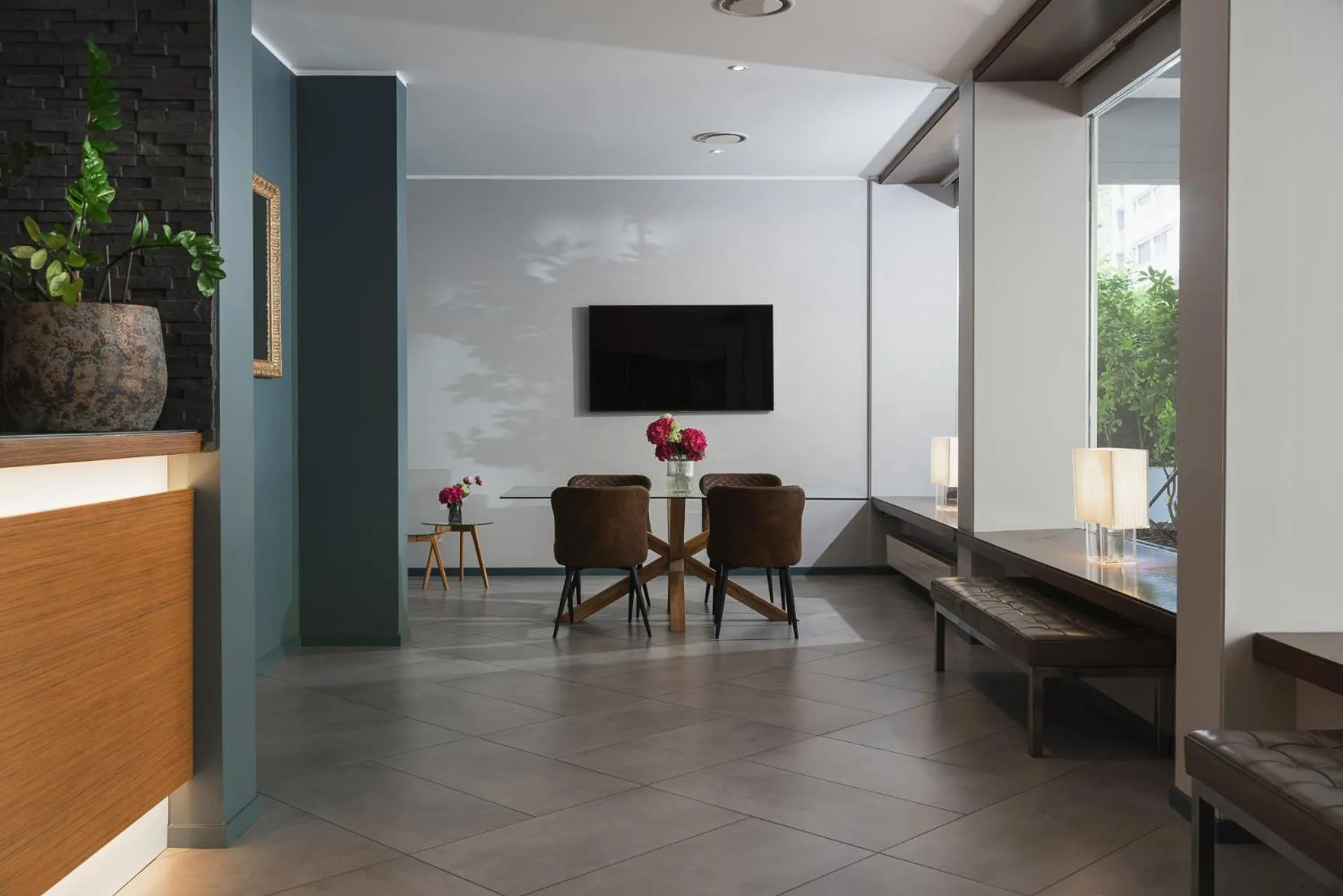 Lobby or reception in Hotel Admiral Lugano