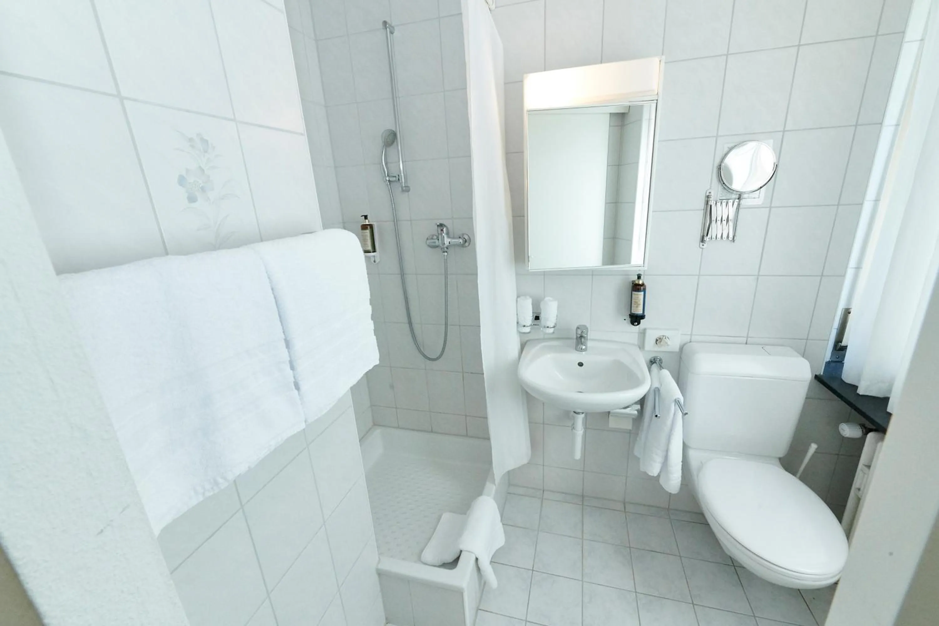 Bathroom in BALEGRA City Hotel Basel Contactless Self Check-in