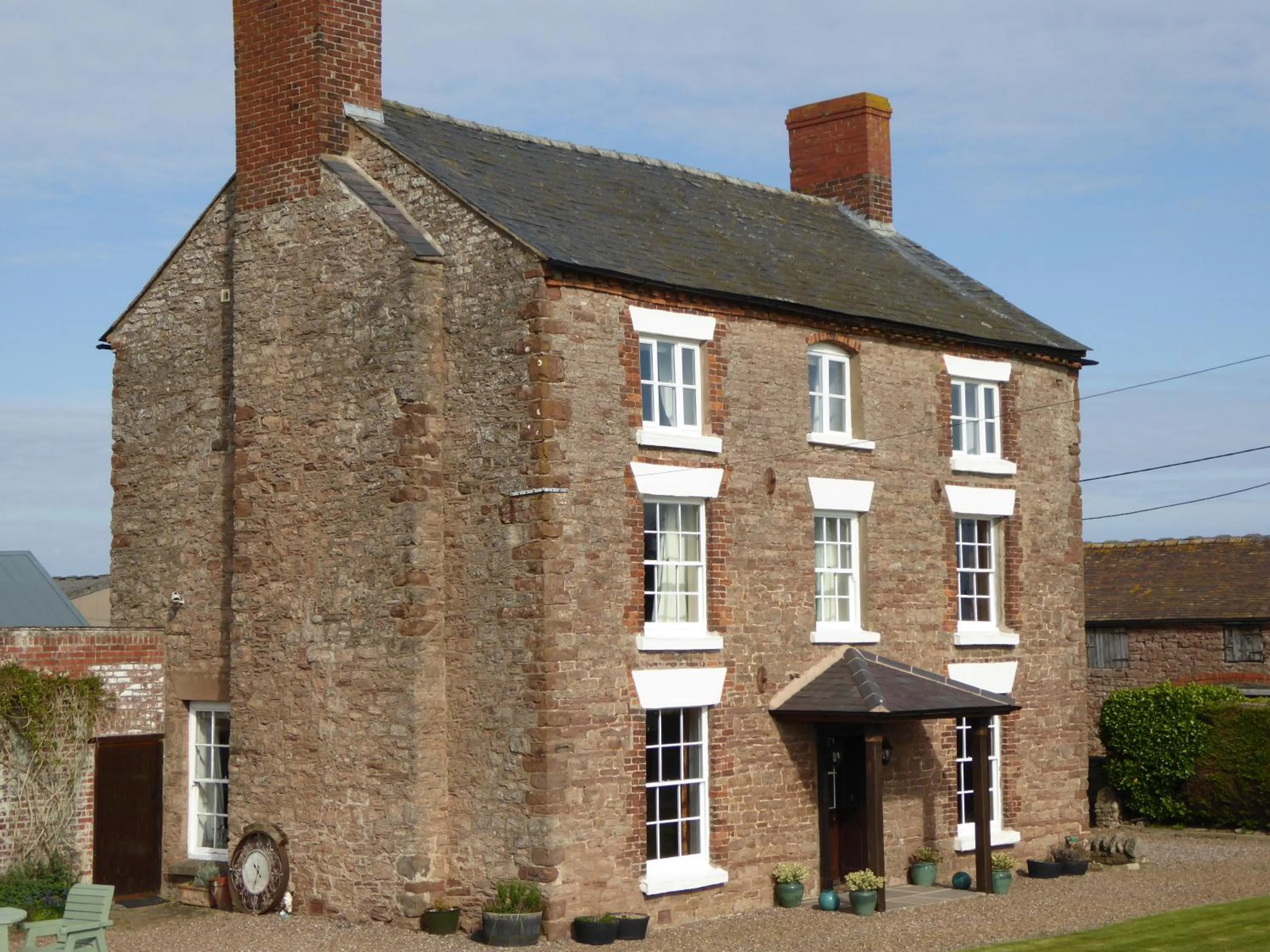 Property building in Upper Eyton Farmhouse B&B