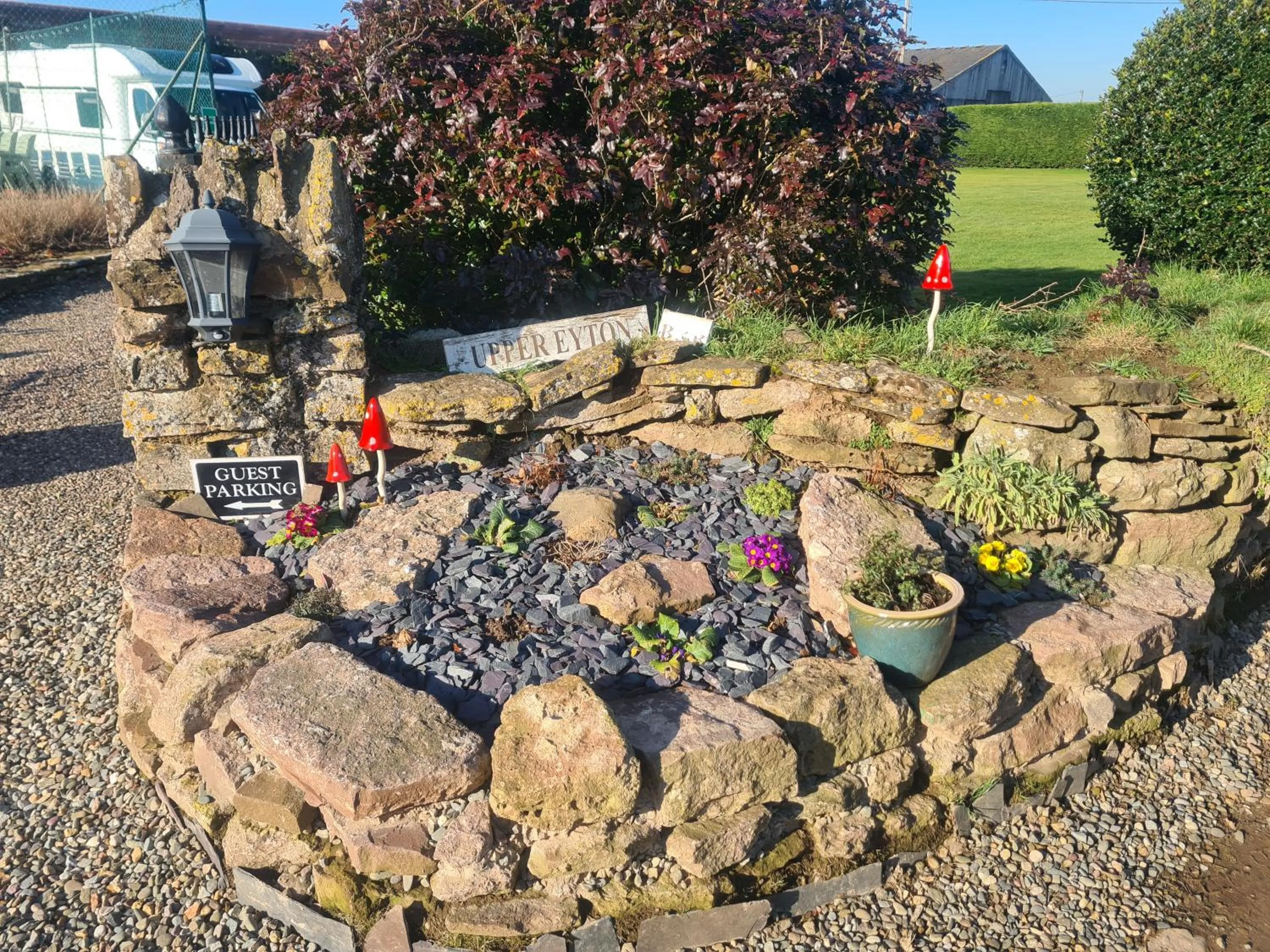 Day in Upper Eyton Farmhouse B&B