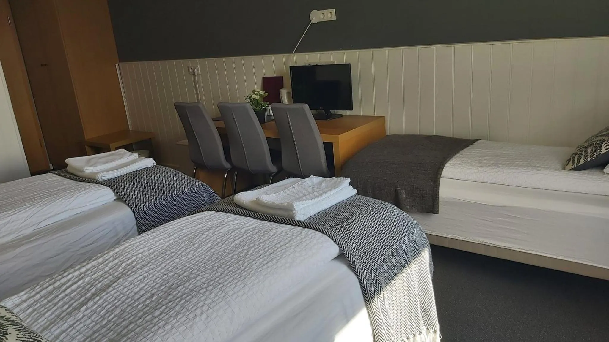 Bedroom, Bed in Hotel Kanslarinn Hella