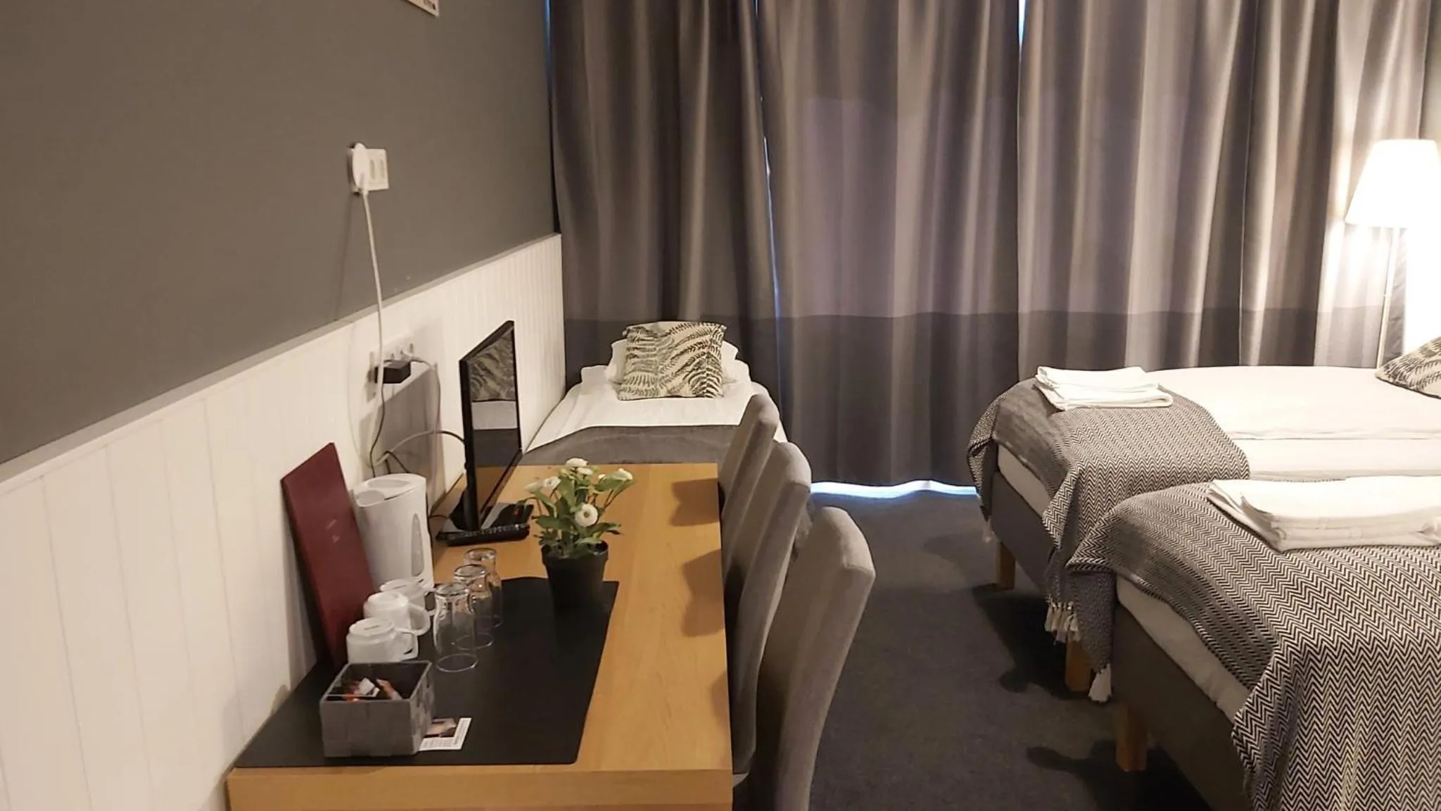 Bedroom, Bed in Hotel Kanslarinn Hella