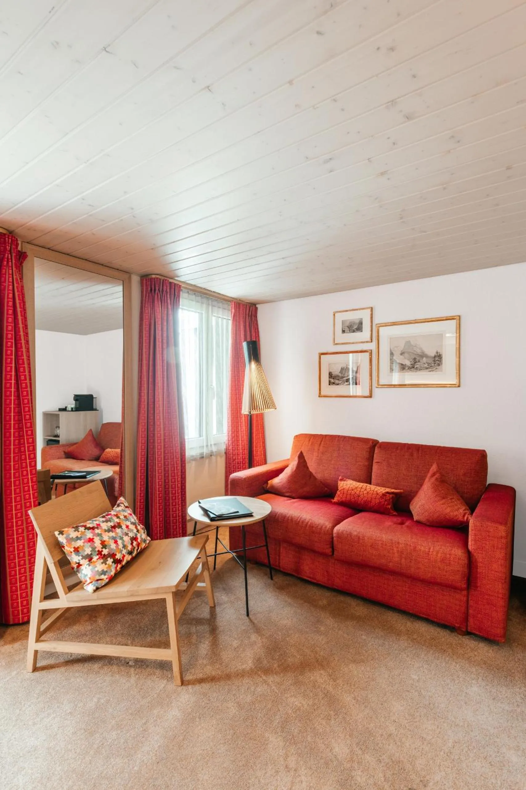 Seating area in Hotel Kreuz & Post Grindelwald