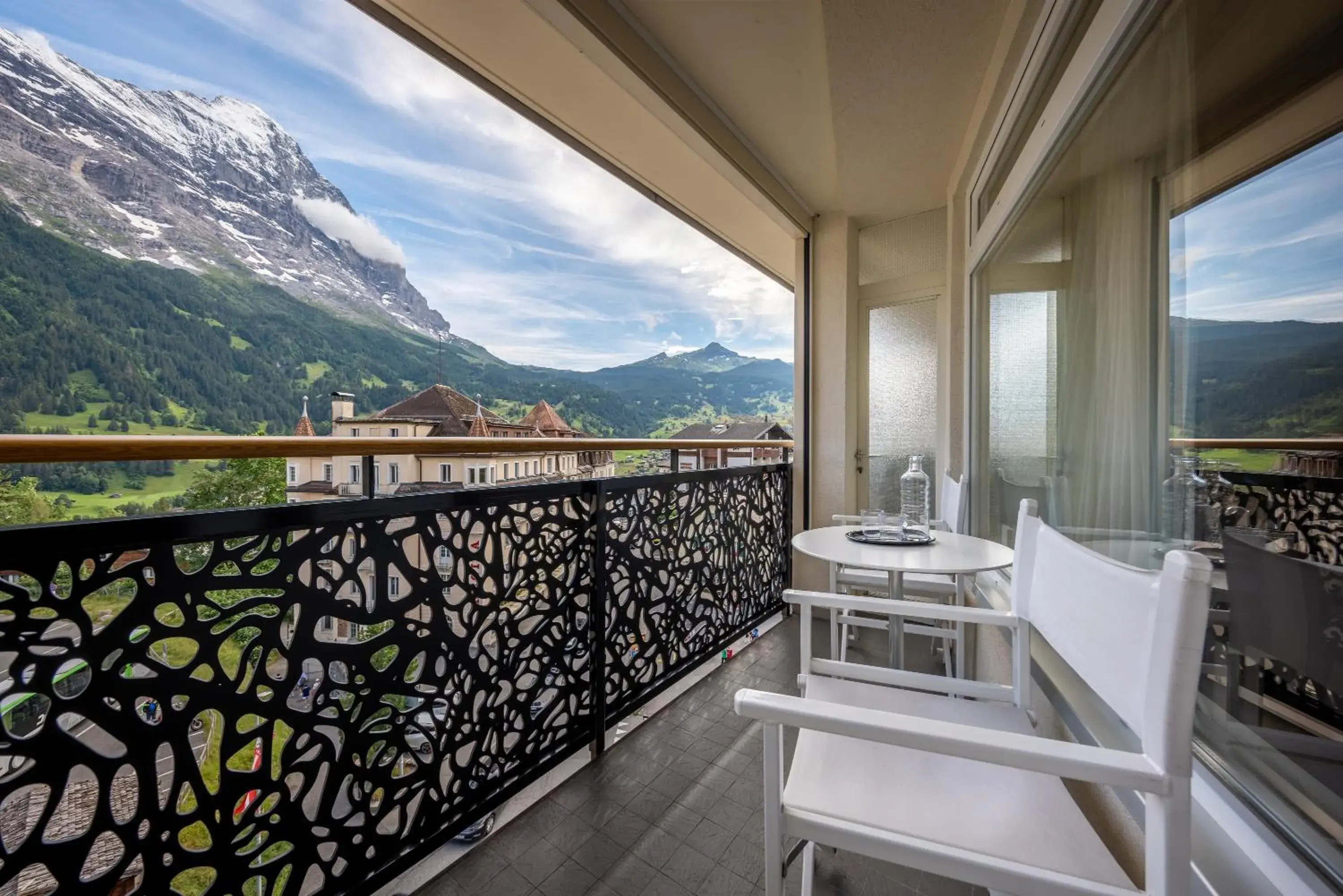 Superior Double Room Eiger View with balcony in Hotel Kreuz & Post Grindelwald Superior Double Room Eiger View with balcony in Hotel Kreuz & Post Grindelwald