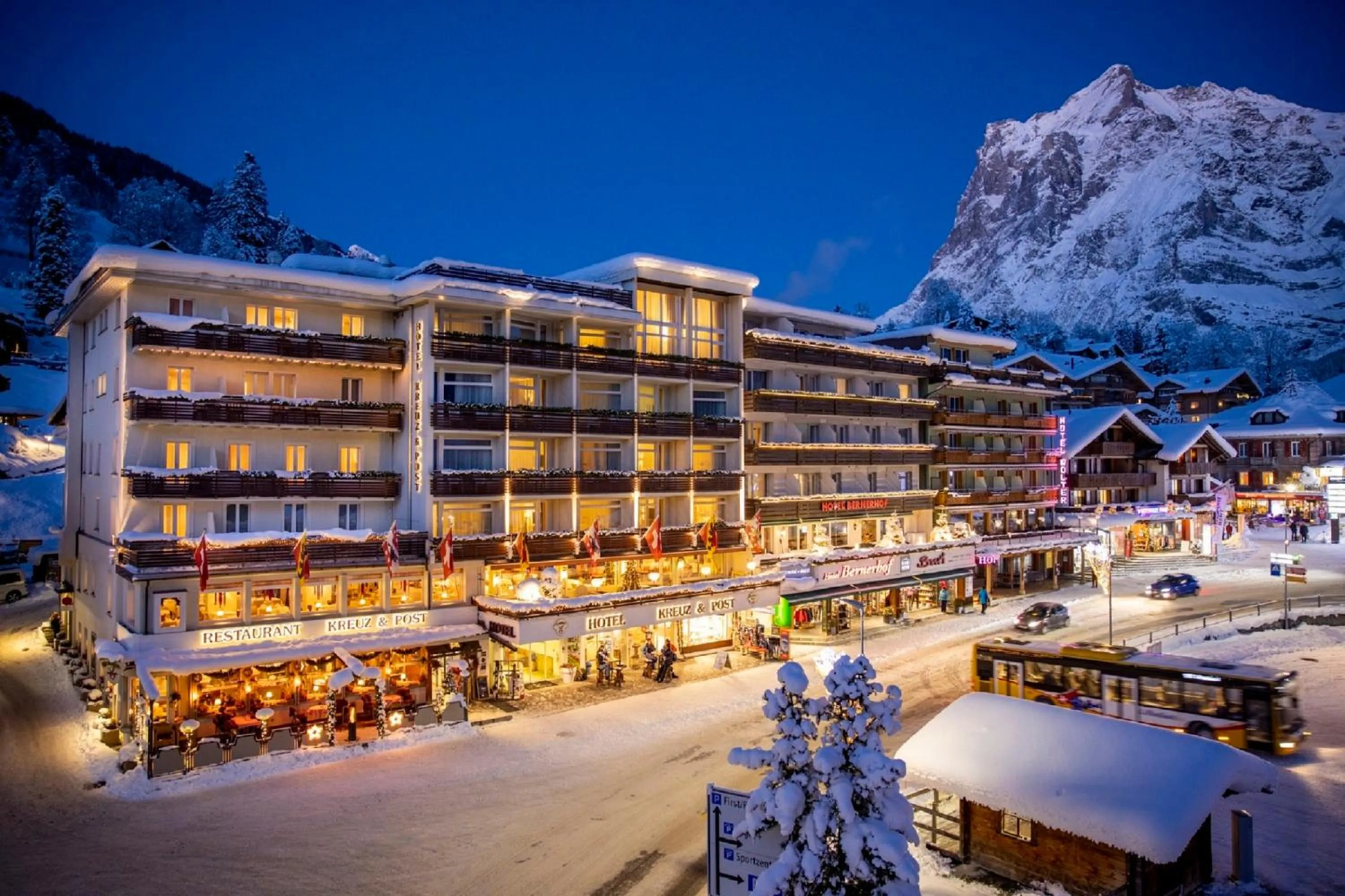 Property building in Hotel Kreuz & Post Grindelwald