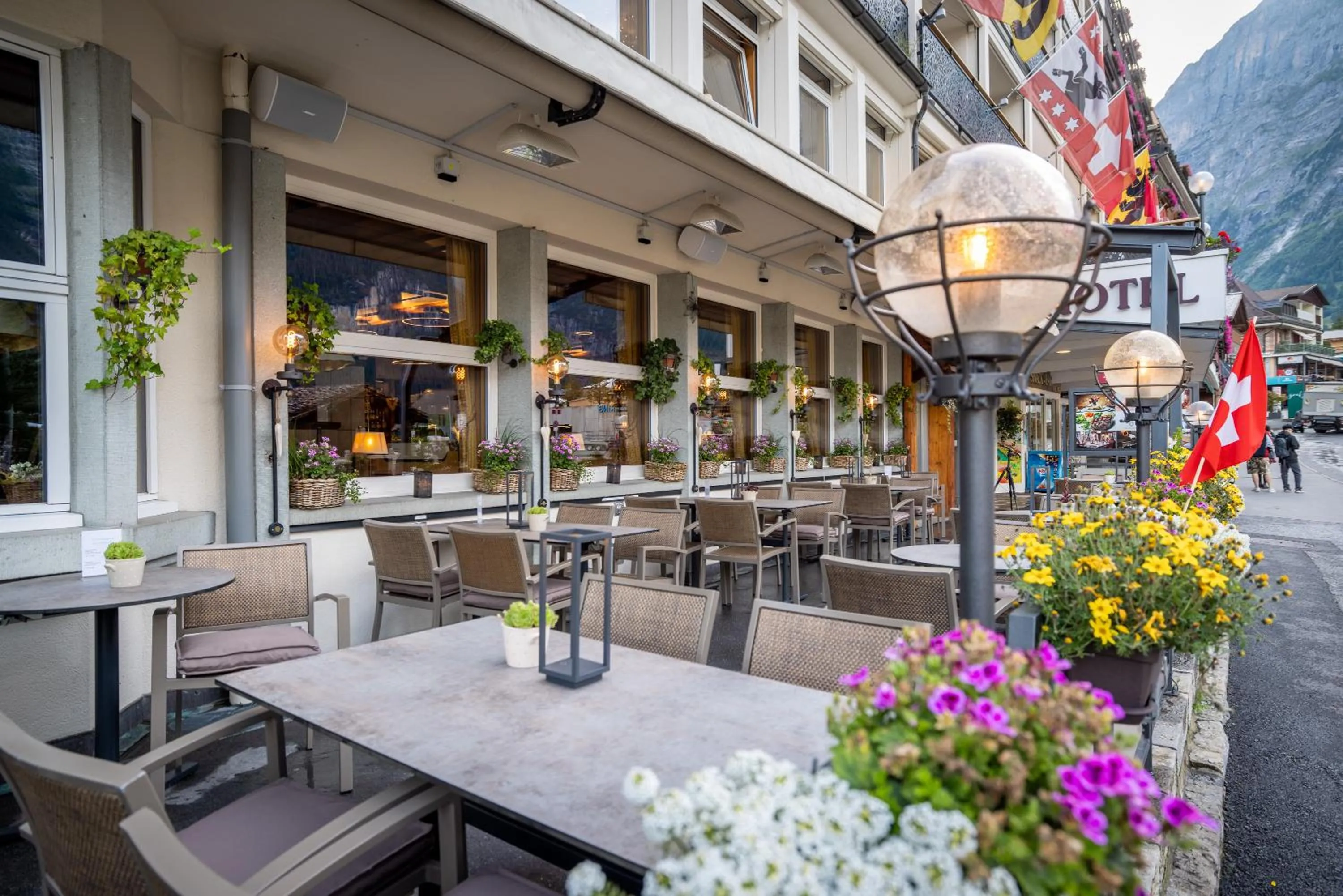 Restaurant/places to eat in Hotel Kreuz & Post Grindelwald
