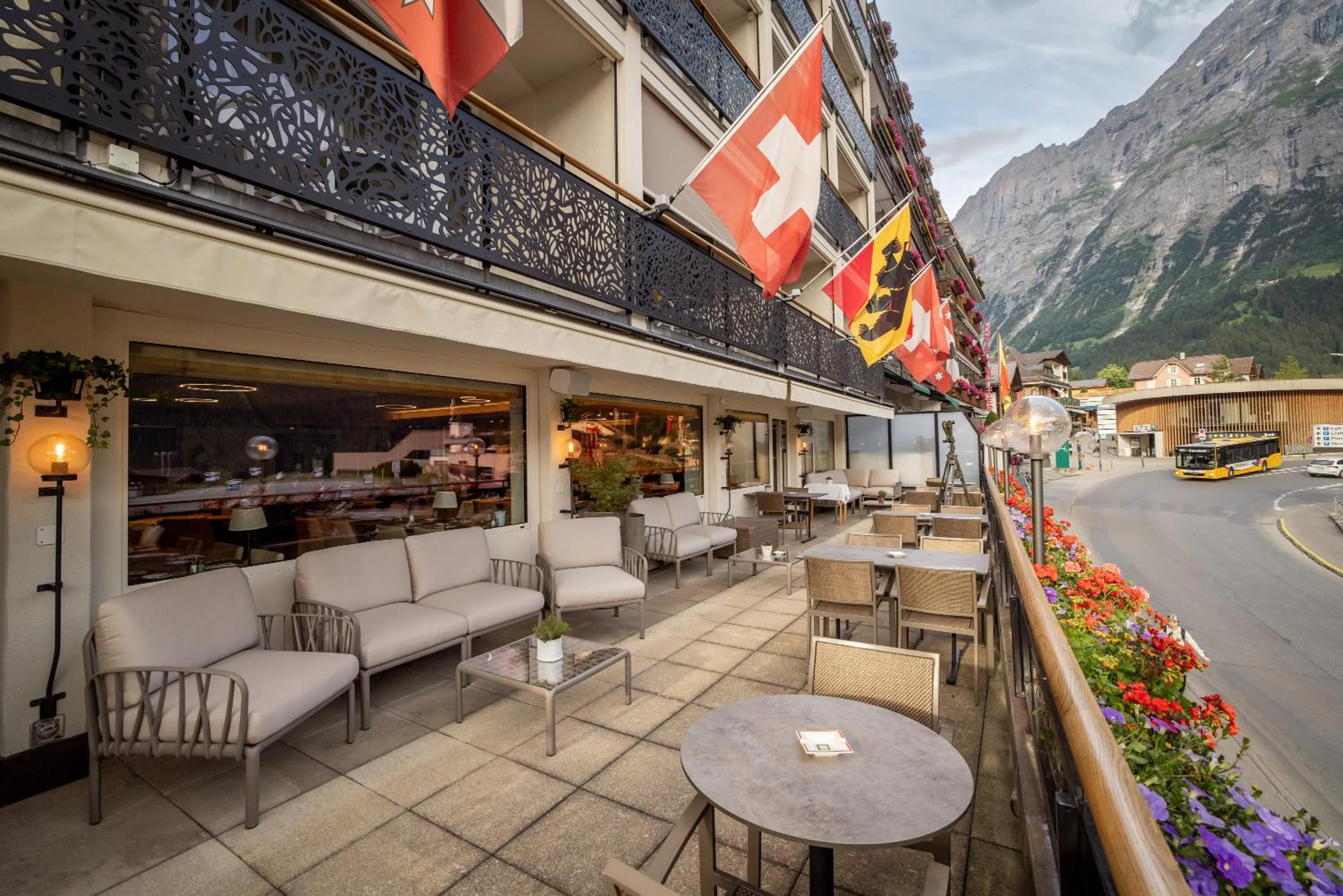 Restaurant/places to eat in Hotel Kreuz & Post Grindelwald