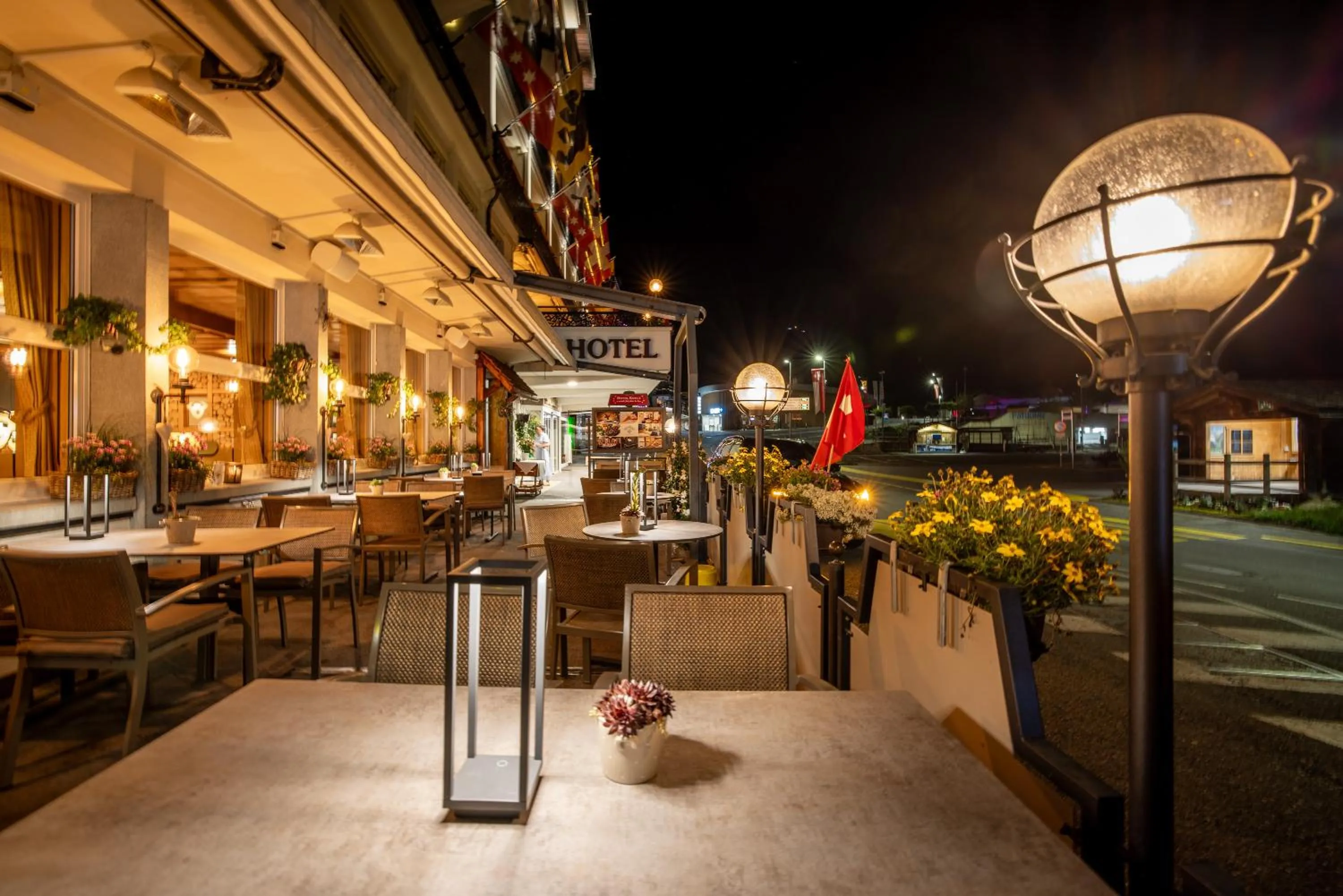 Restaurant/places to eat in Hotel Kreuz & Post Grindelwald