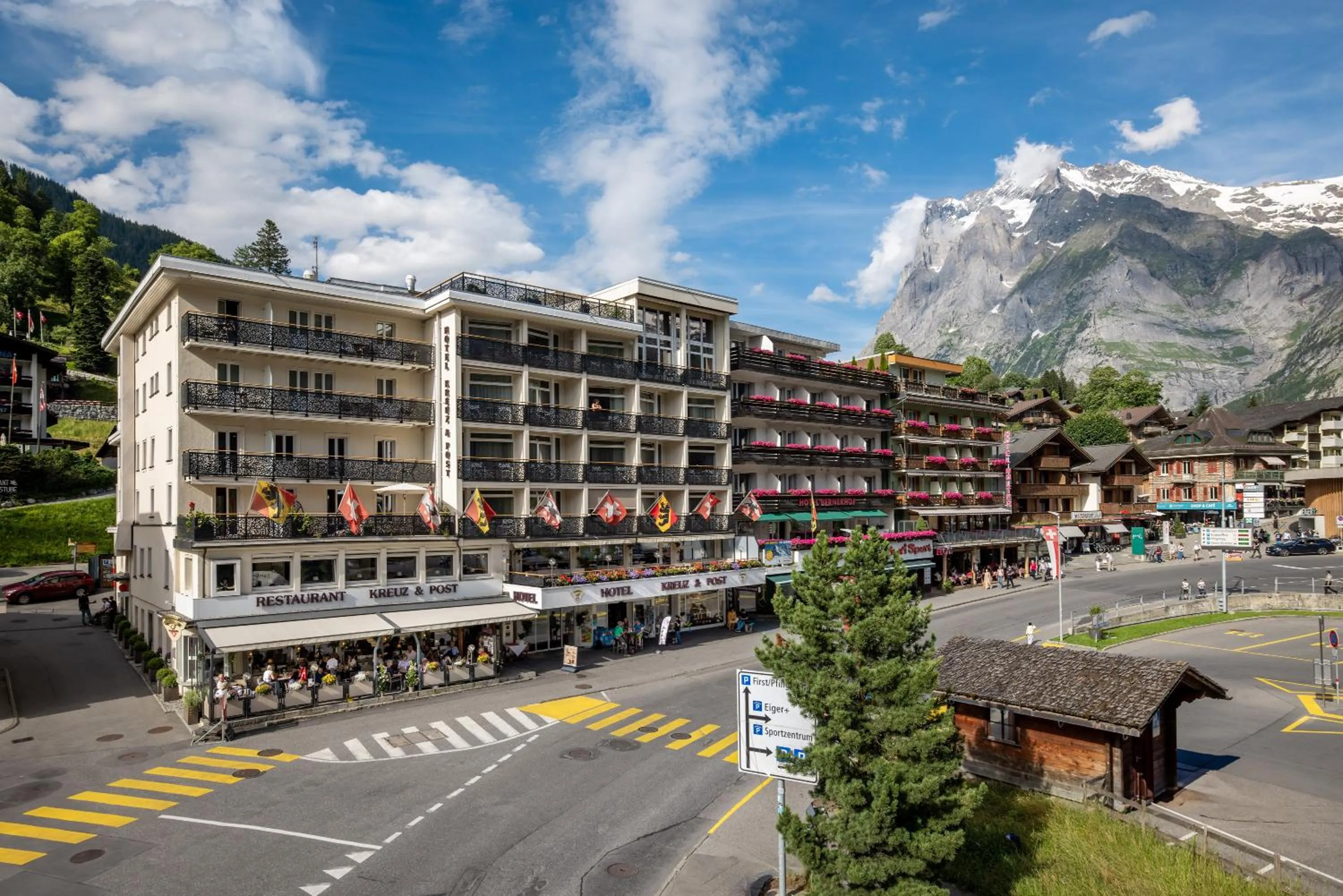 Property building in Hotel Kreuz & Post Grindelwald