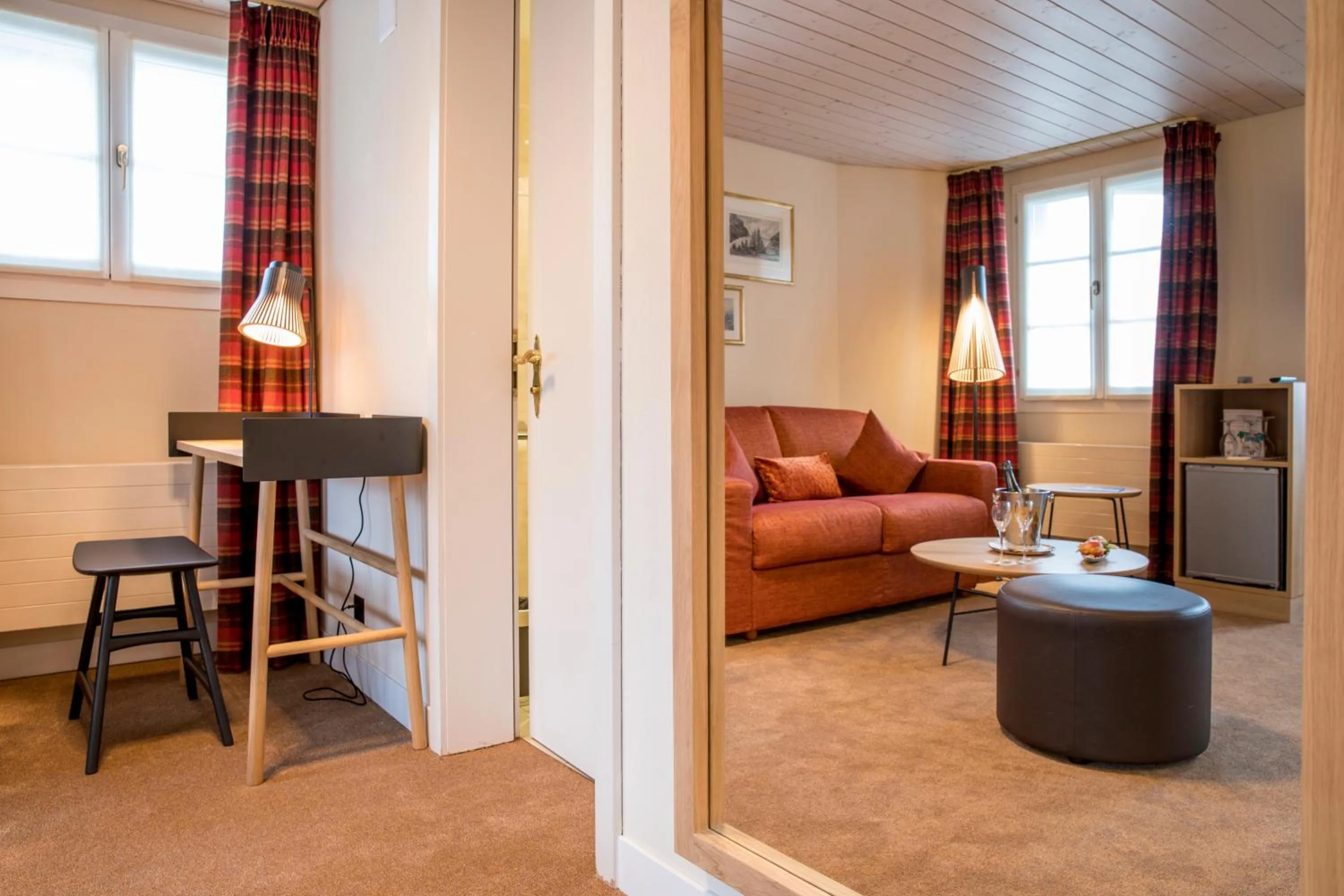 Seating area in Hotel Kreuz & Post Grindelwald