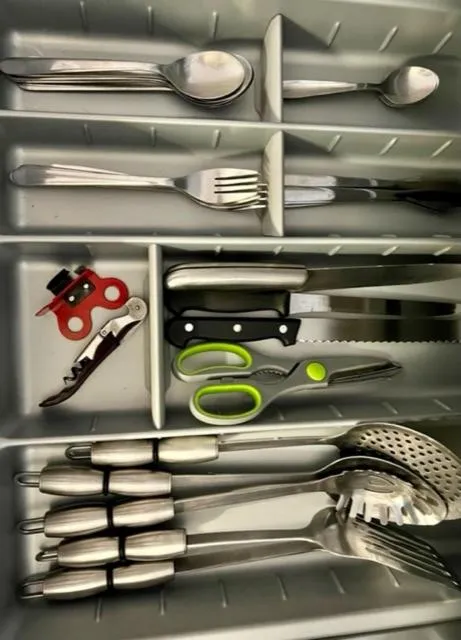 Kitchen or kitchenette in Aparthotel El Serch