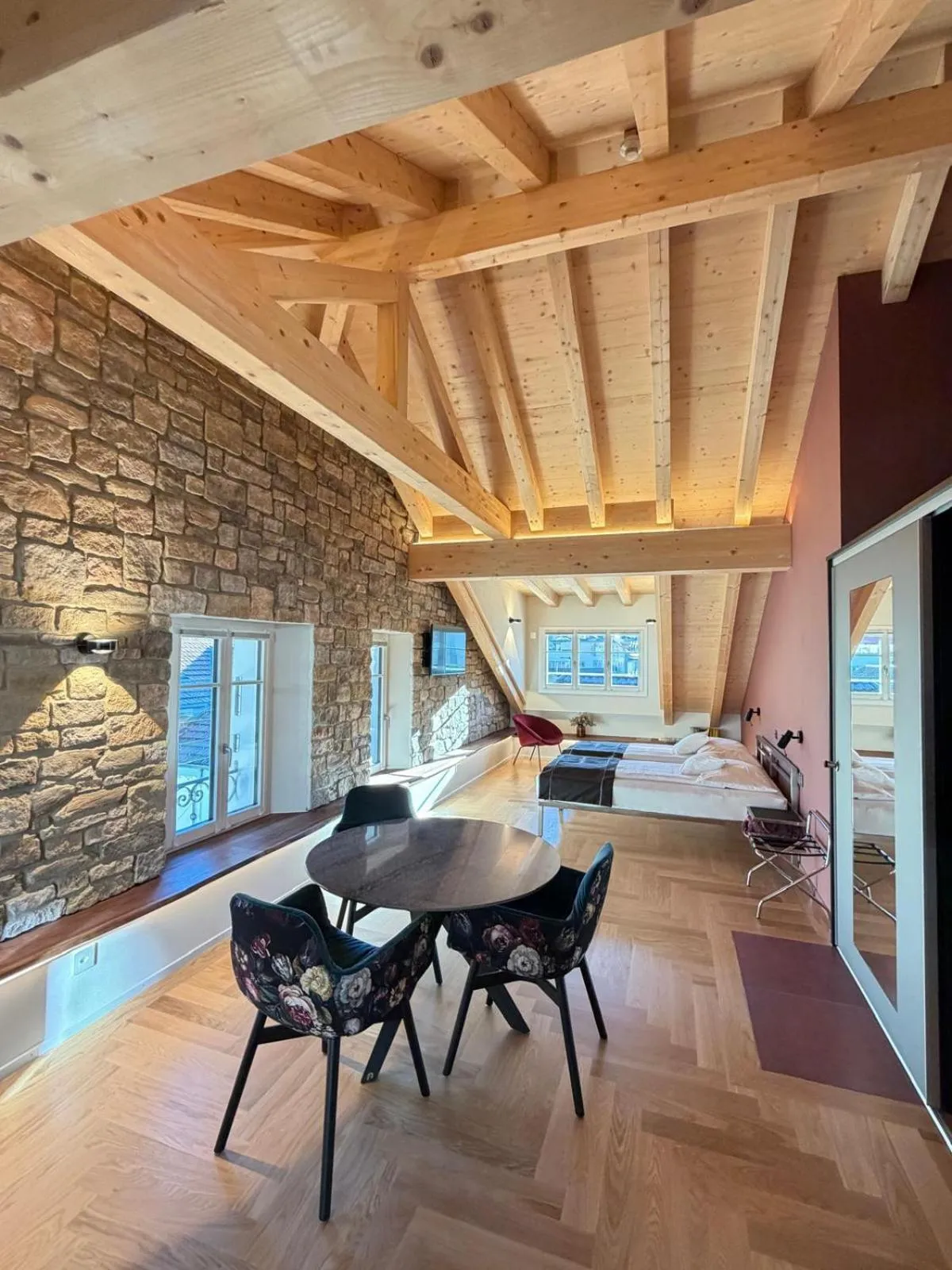 Kitchen or kitchenette in Boutique Hotel Bellevue