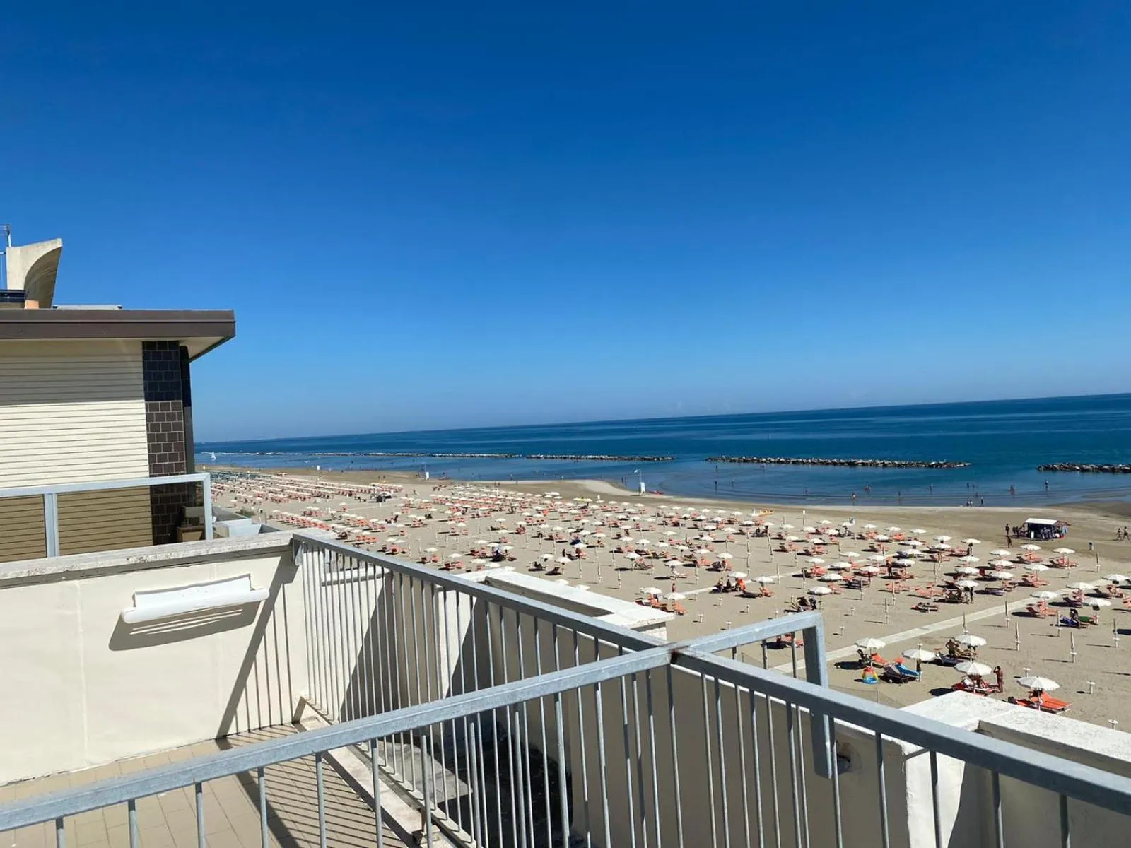 Balcony/Terrace in Hotel Adriatica sul Mare