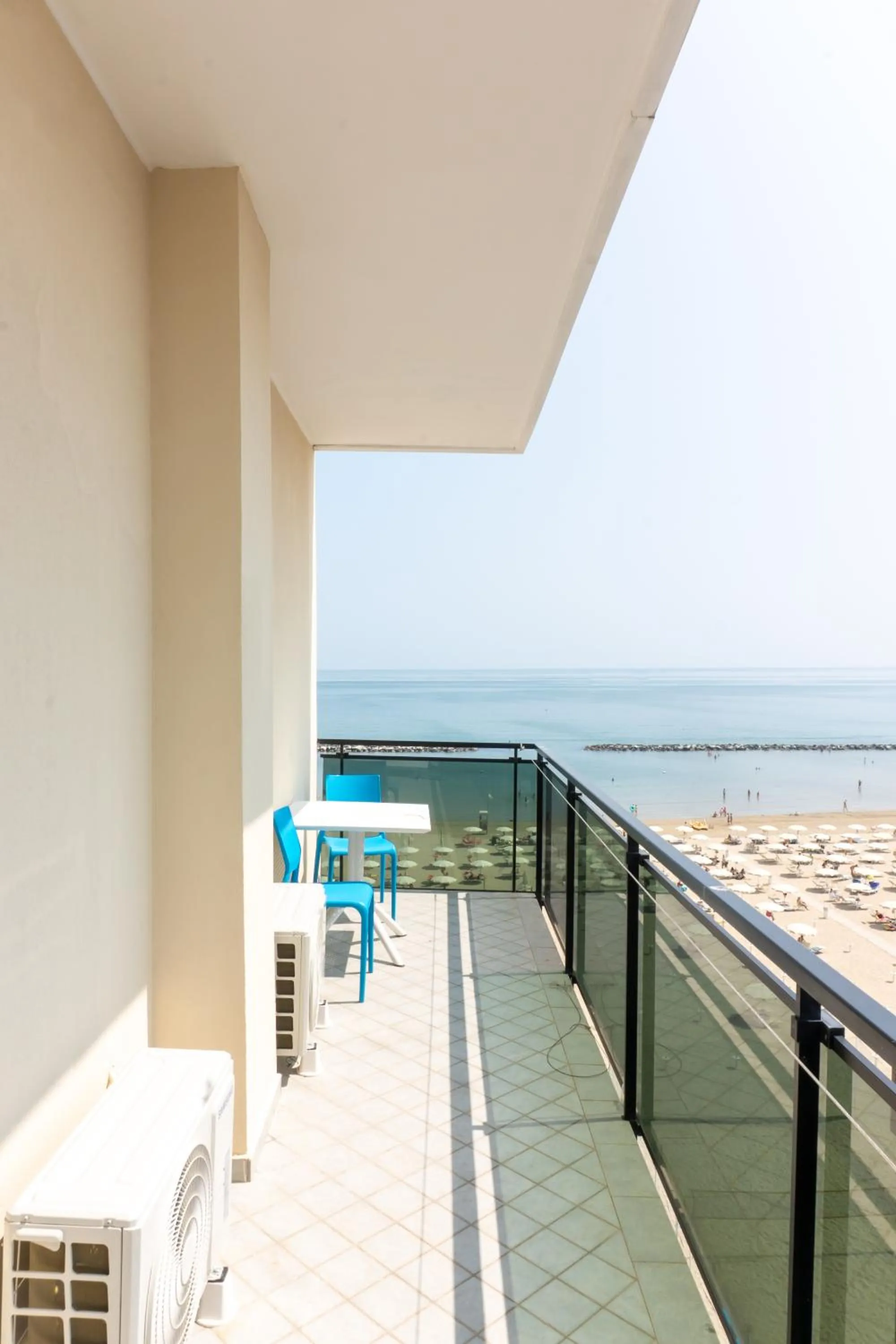 Balcony/Terrace in Hotel Adriatica sul Mare