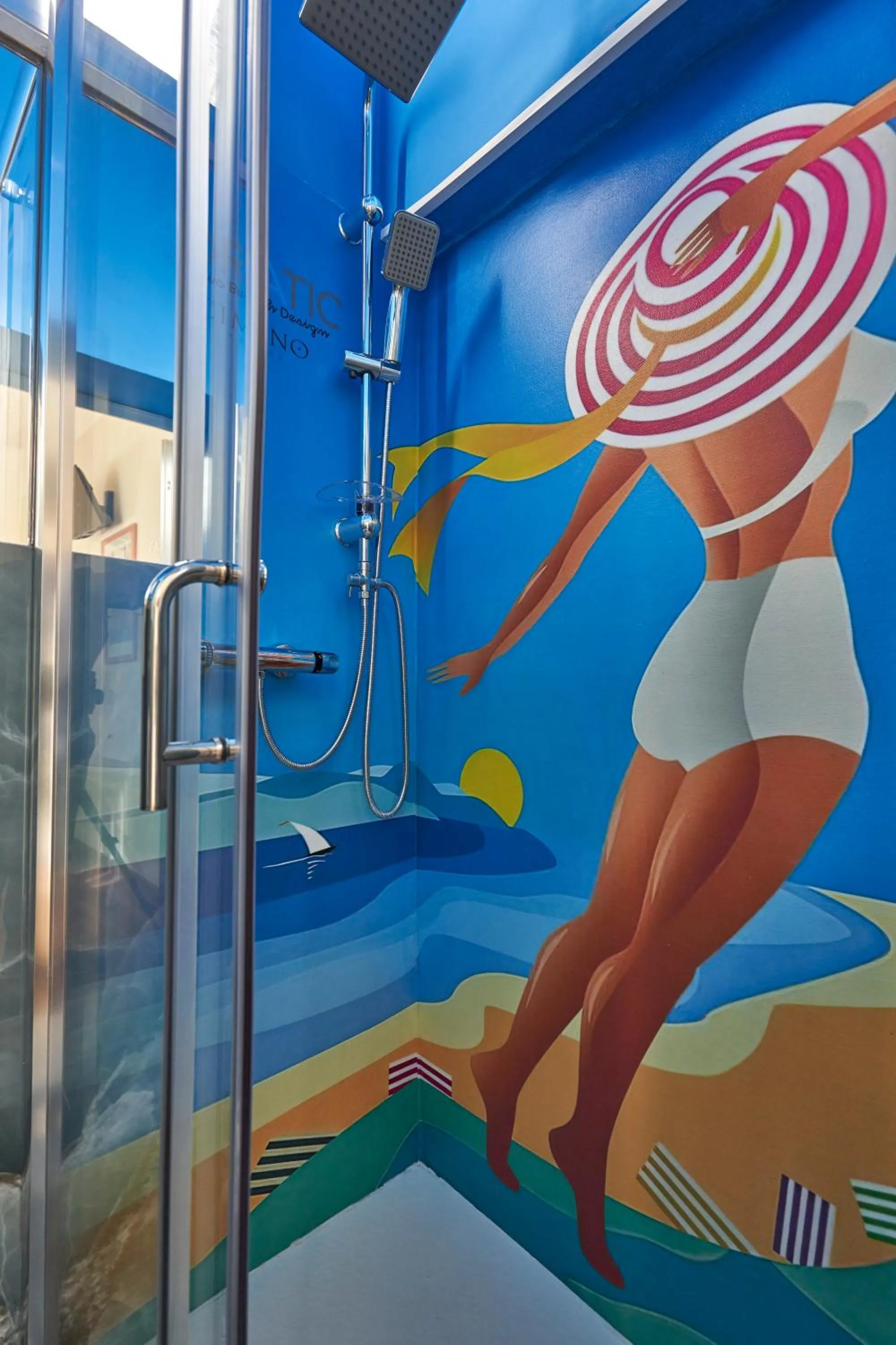 Shower in Hotel Adriatica sul Mare