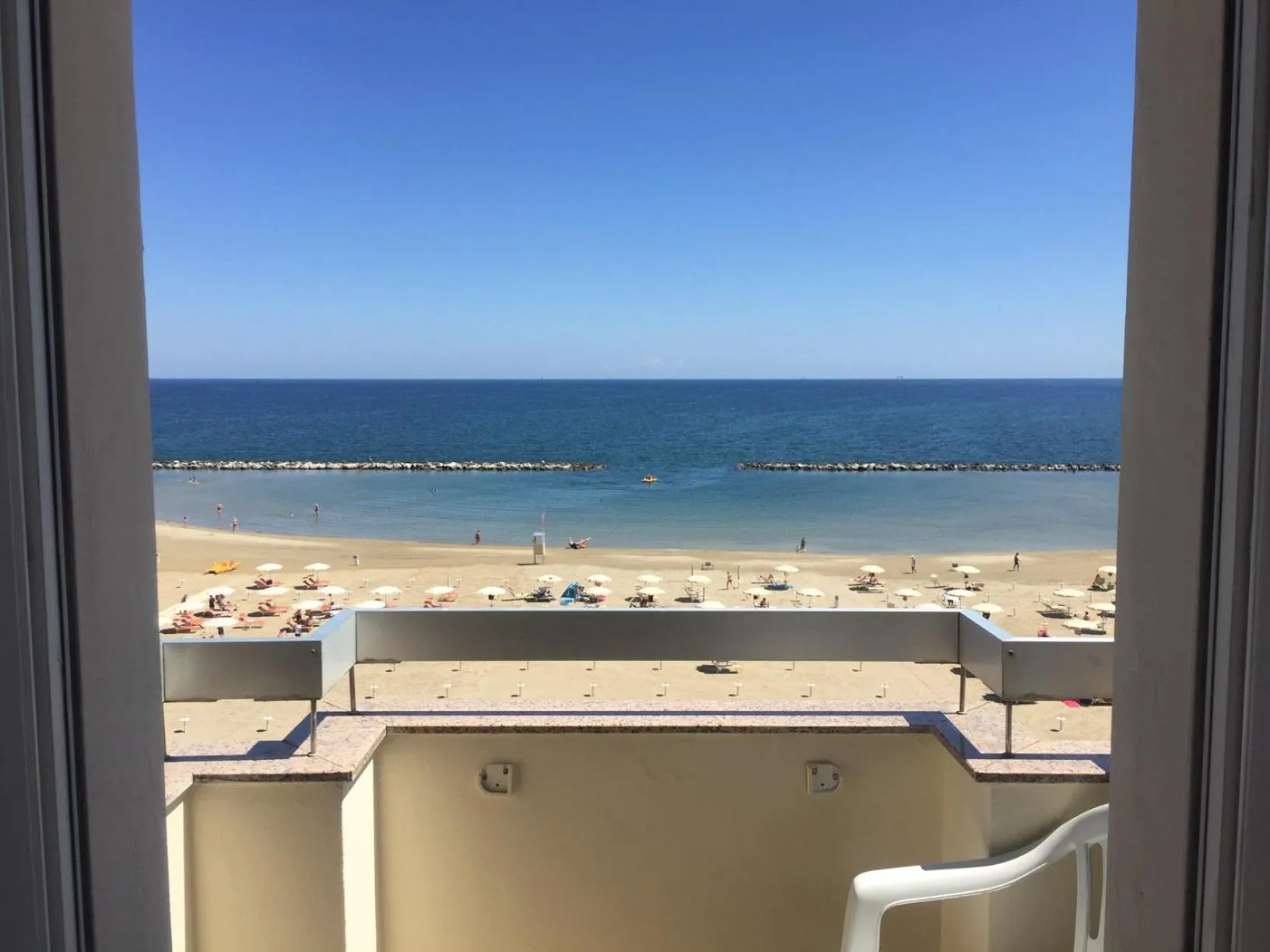 Balcony/Terrace in Hotel Adriatica sul Mare