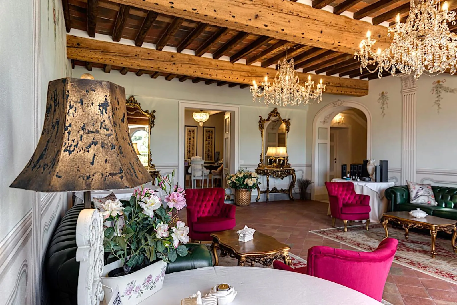 Lobby or reception in Villa La Preziosa