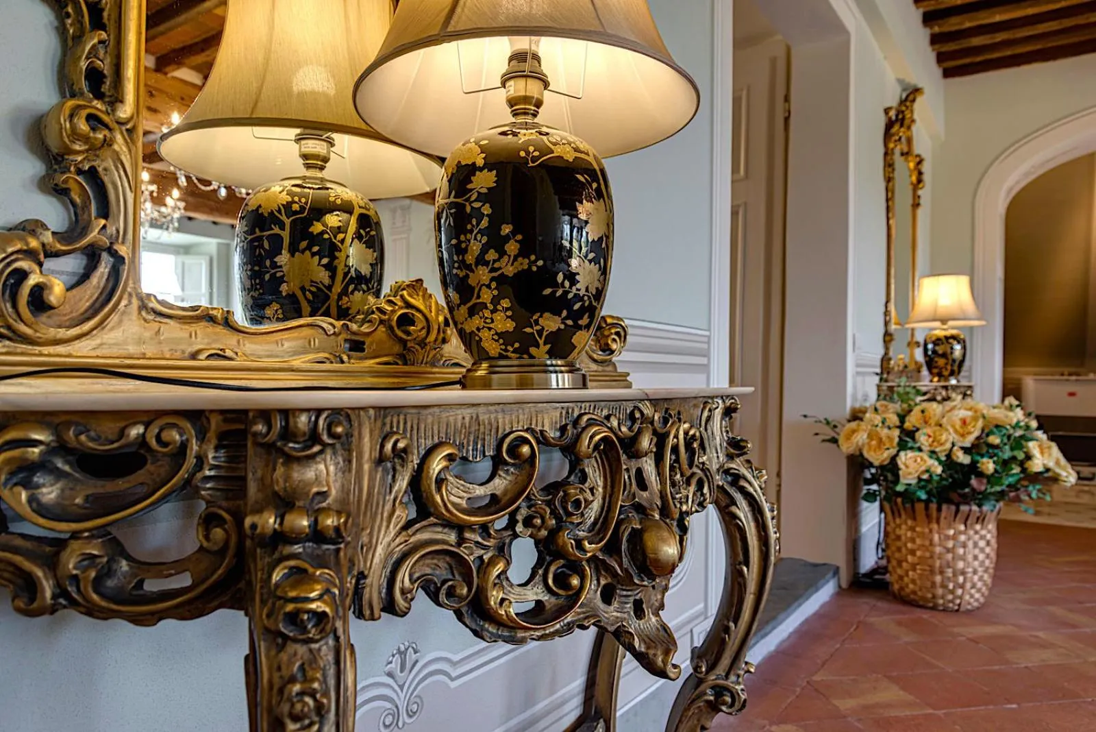 Lobby or reception in Villa La Preziosa