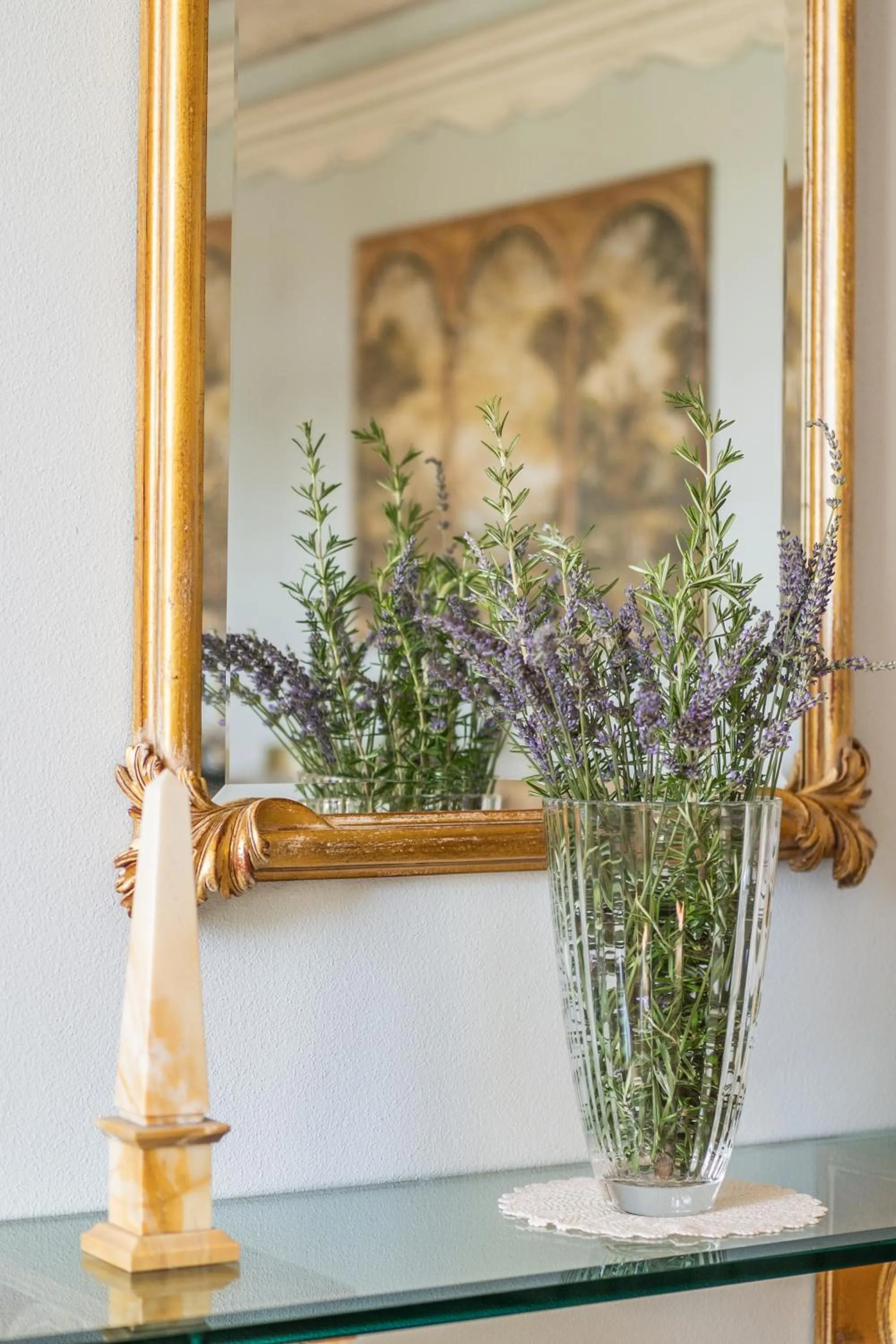 Decorative detail in Villa La Preziosa