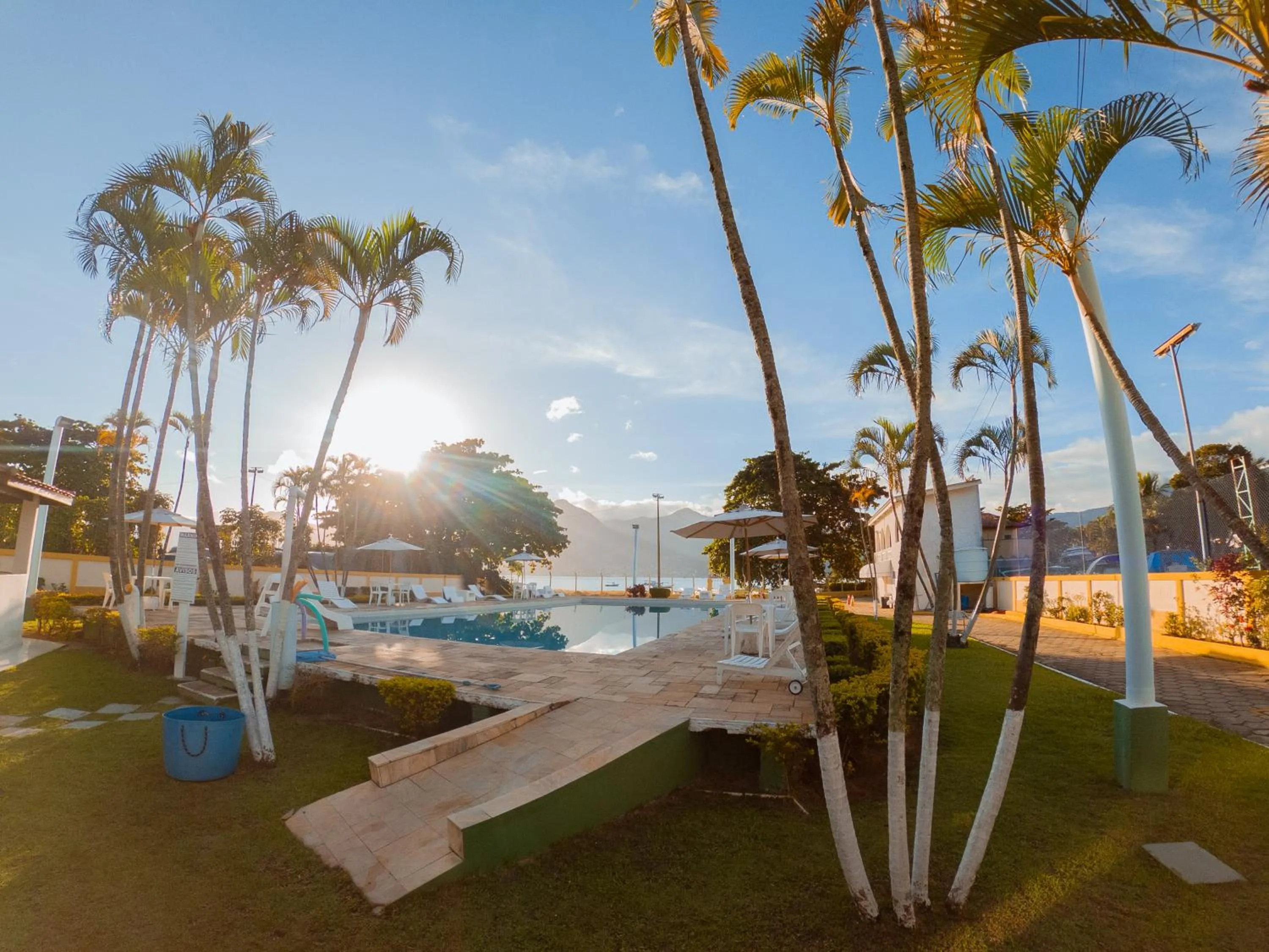 Pool view in Hotel Recanto dos Pássaros